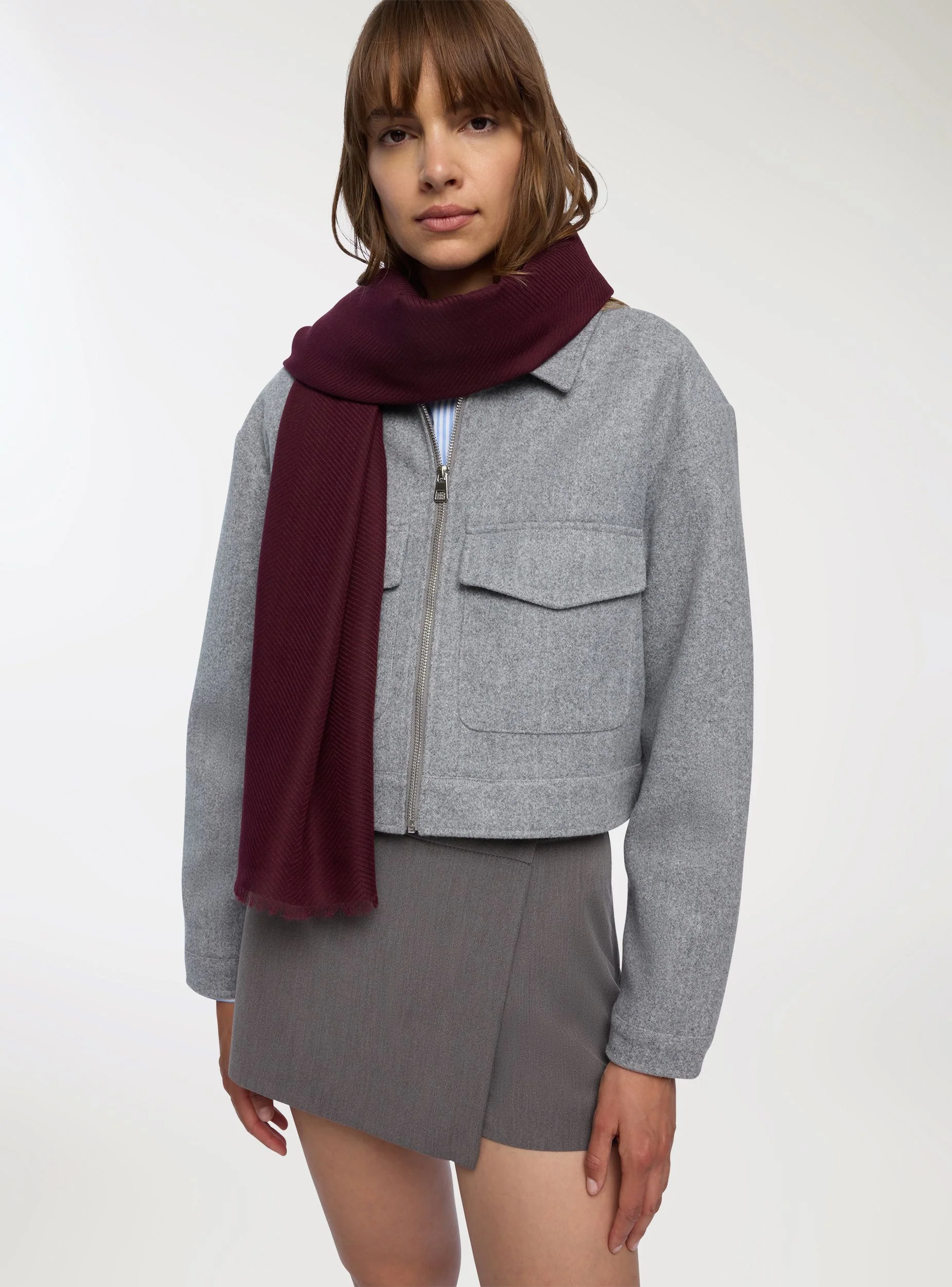 Foulard tinta unita