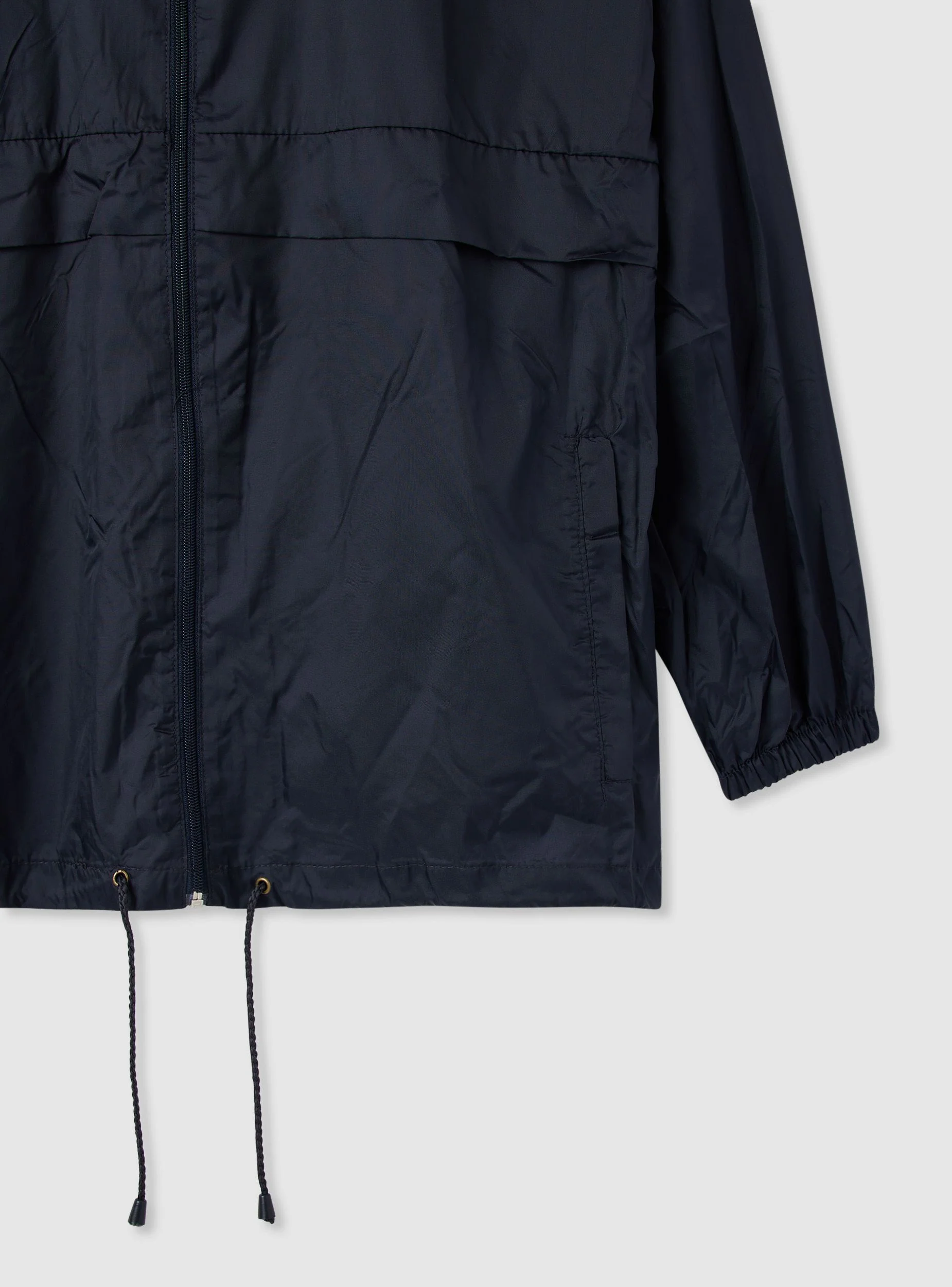 Giacca antipioggia con zip e coulisse - Image 3
