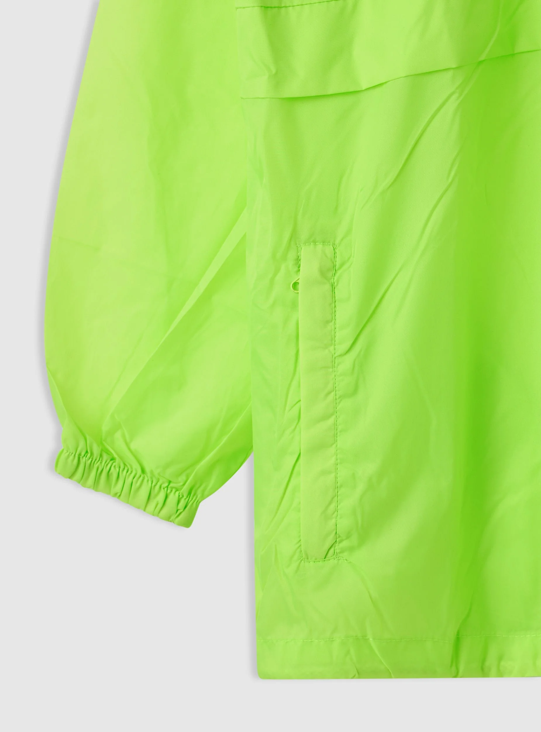 Giacca antipioggia con zip e coulisse - Image 3