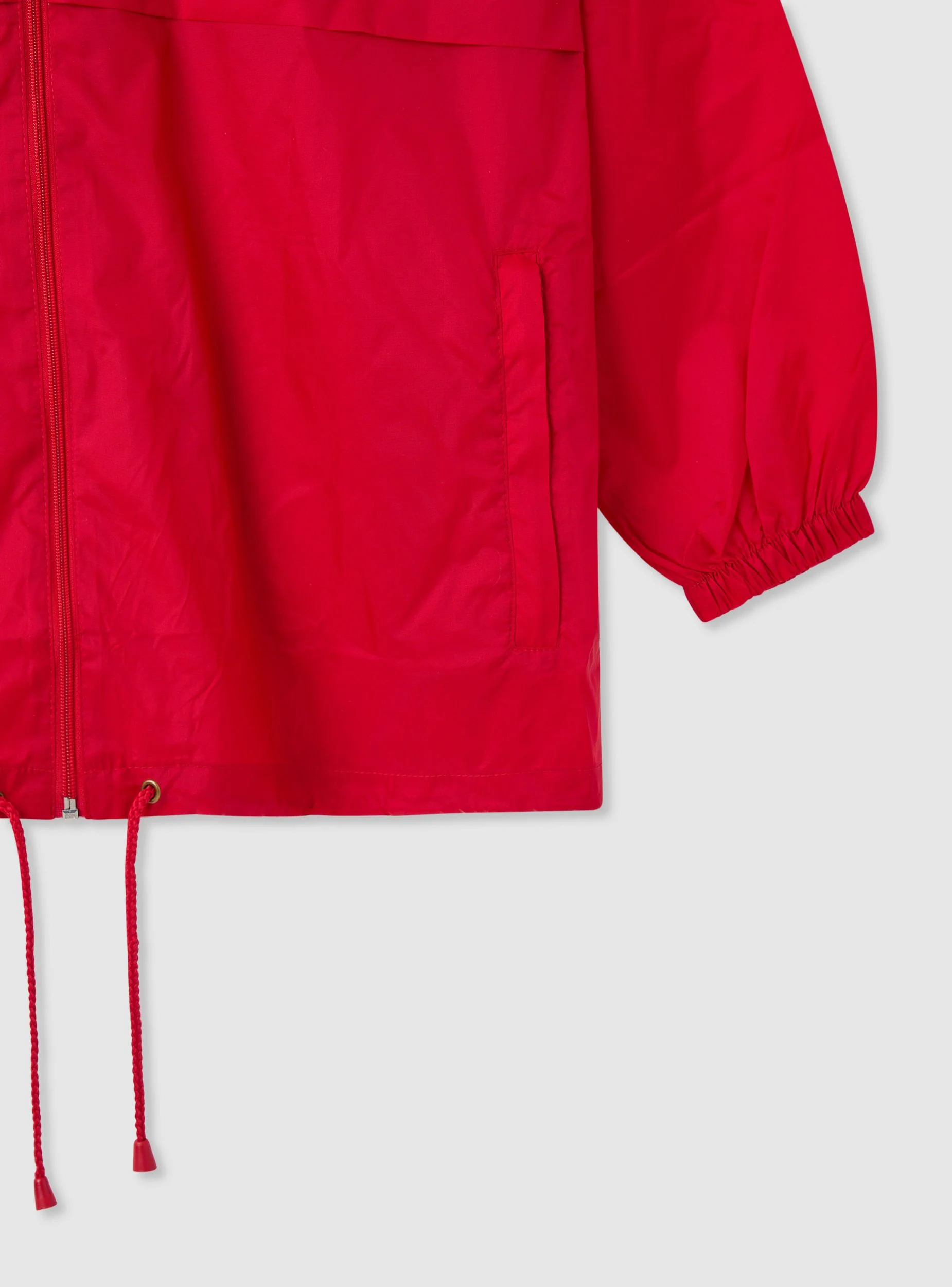 Giacca antipioggia con zip e coulisse - Image 3