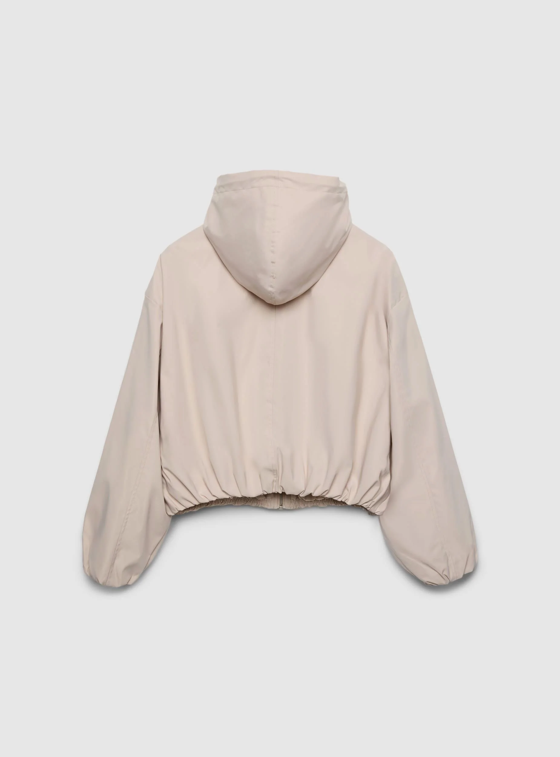 Giacca antivento con cappuccio e zip - Image 6