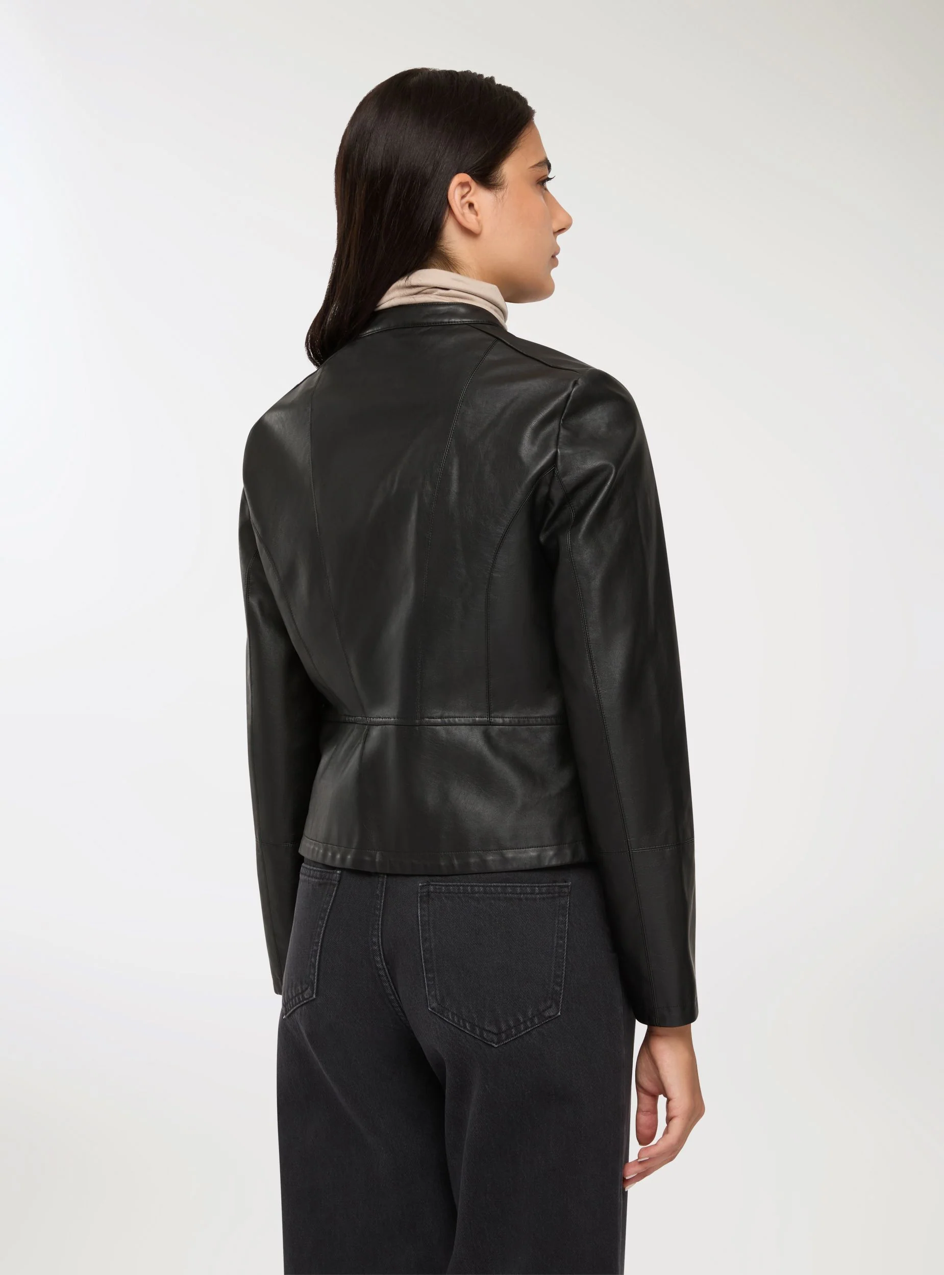Giacca biker con zip - Image 3