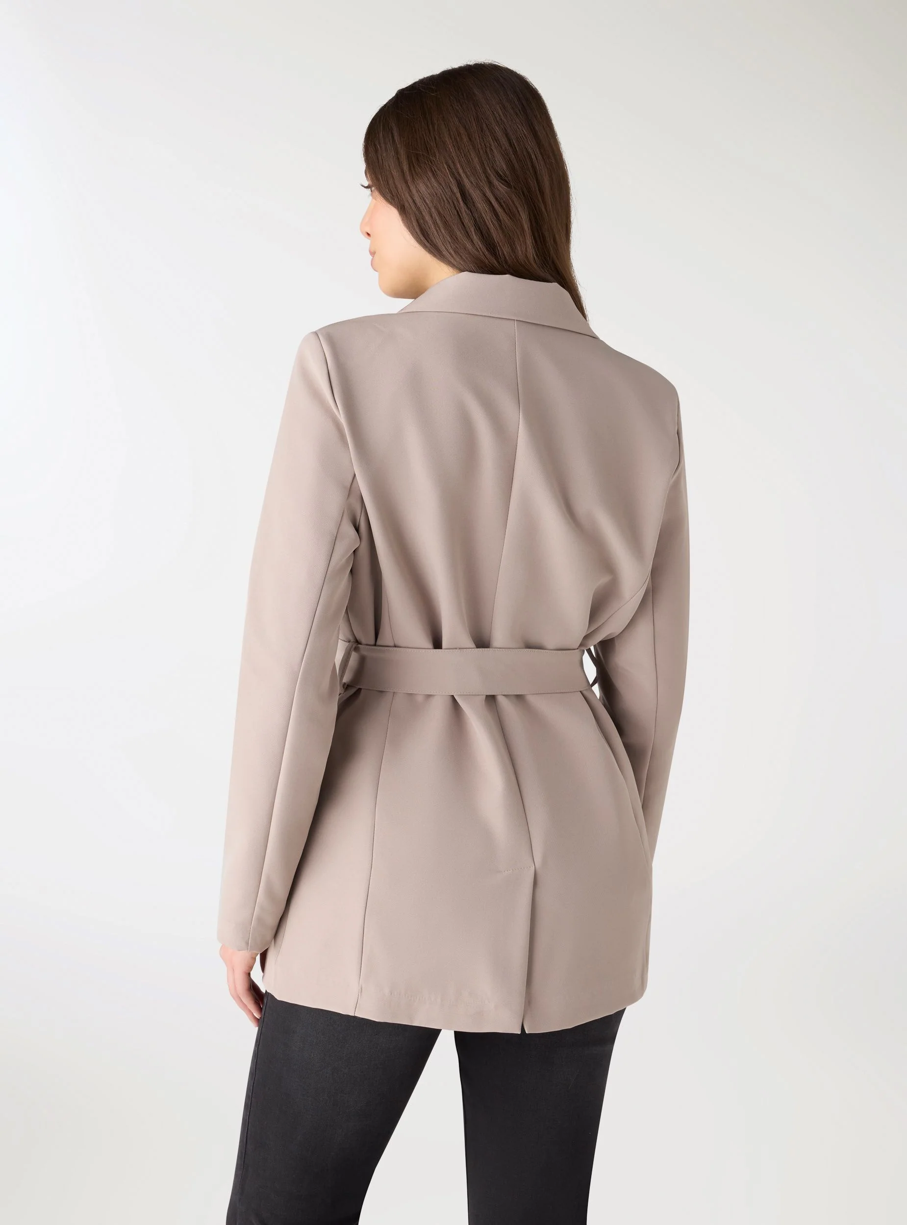 Giacca blazer con cintura