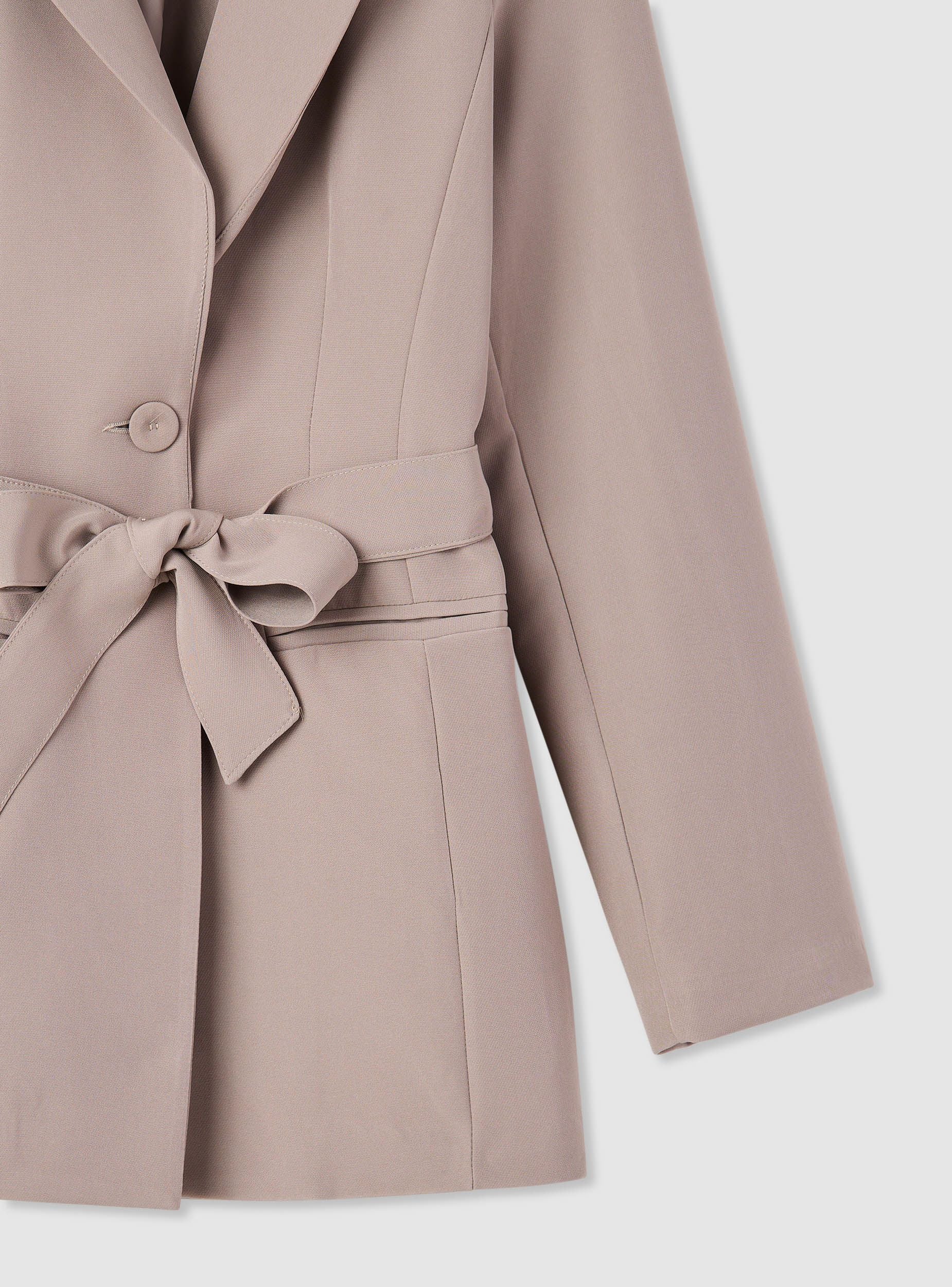 Giacca blazer con cintura - Image 6