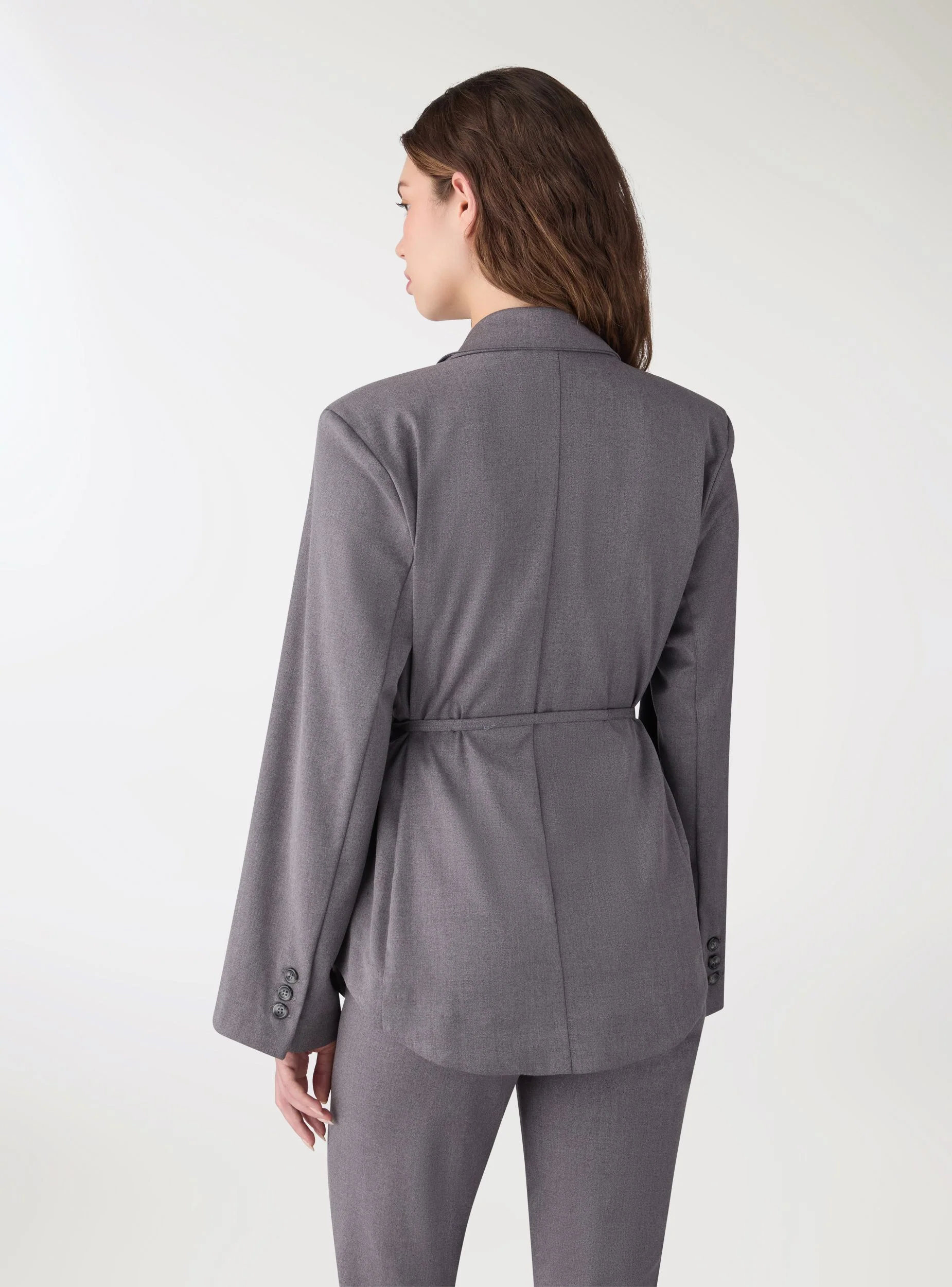 Giacca blazer con cintura