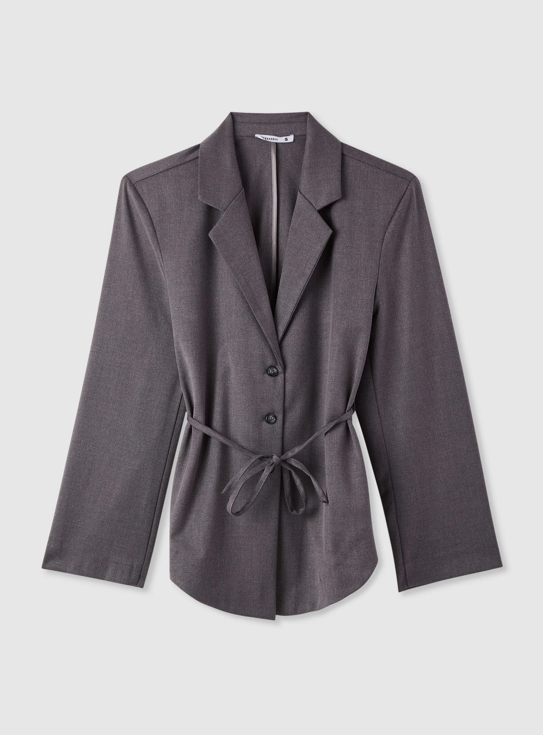 Giacca blazer con cintura - Image 5