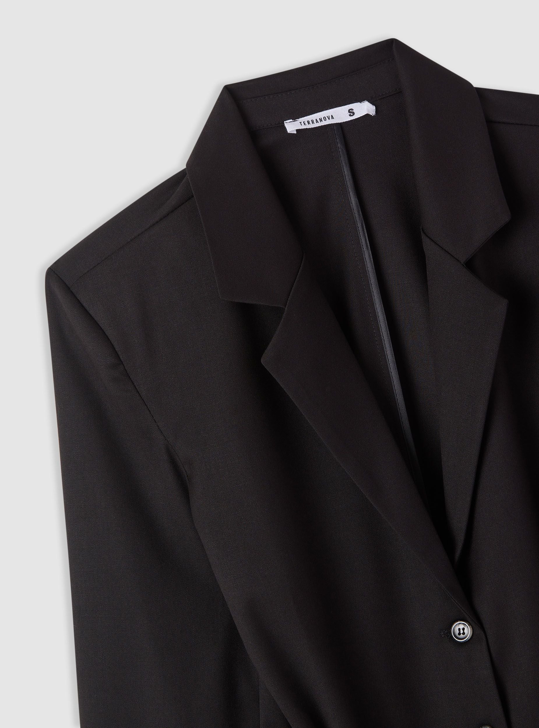 Giacca blazer con cintura - Image 7