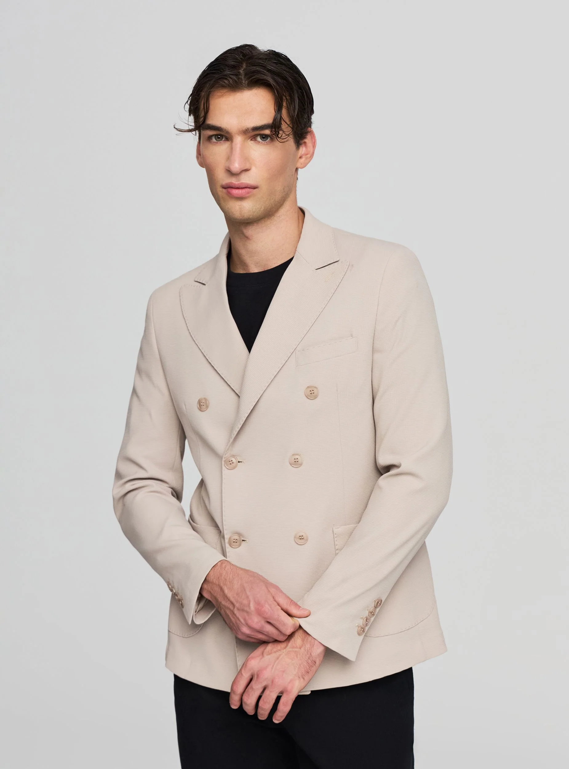 Giacca casual doppiopetto - Image 3