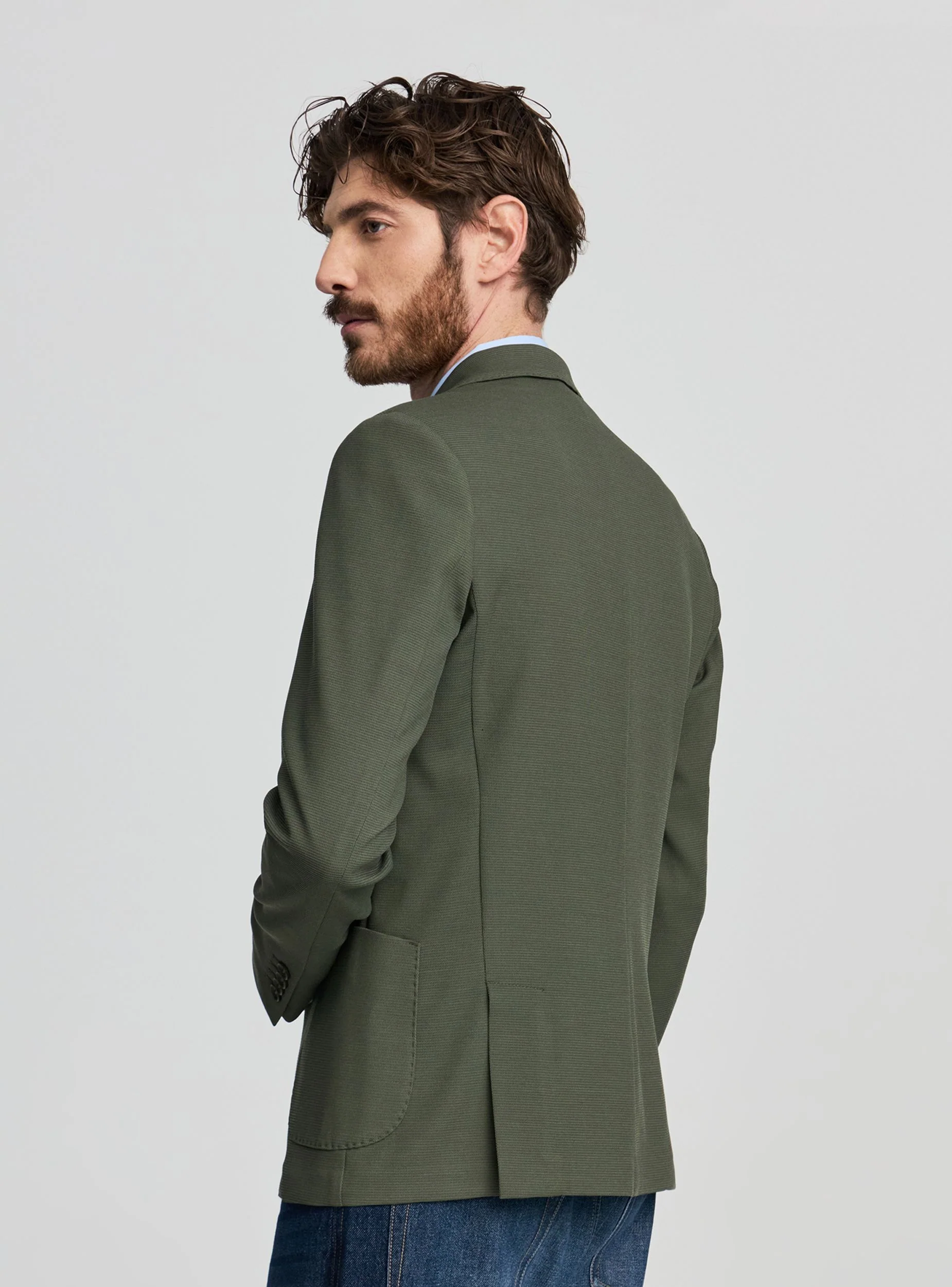 Giacca casual in morbido tessuto - Image 2