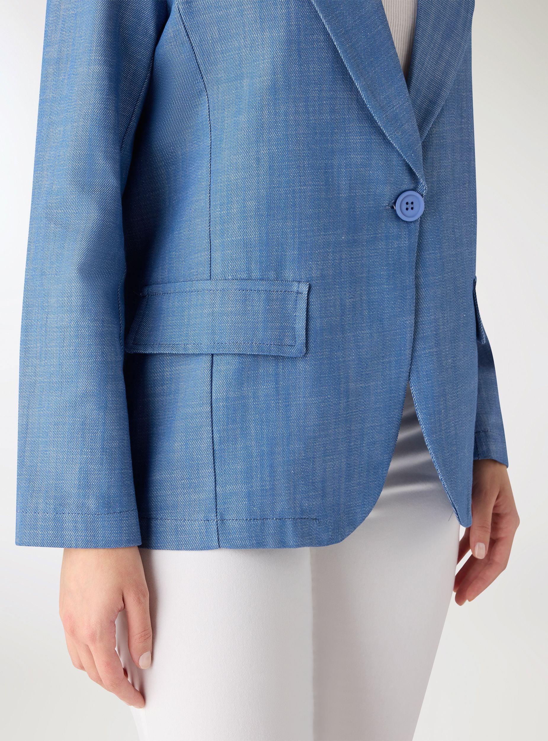 Giacca denim monopetto - Image 3