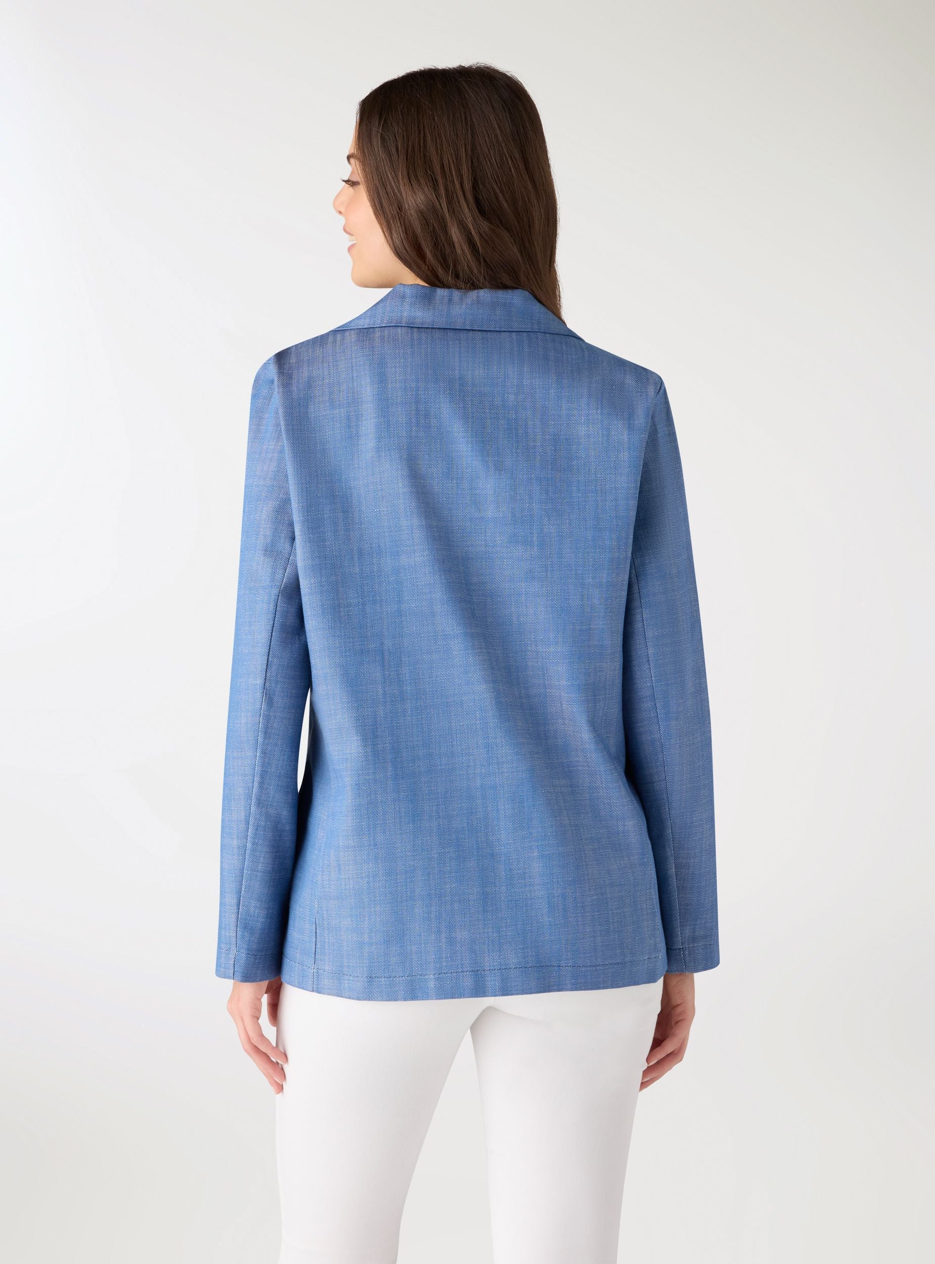 Giacca denim monopetto - Image 4