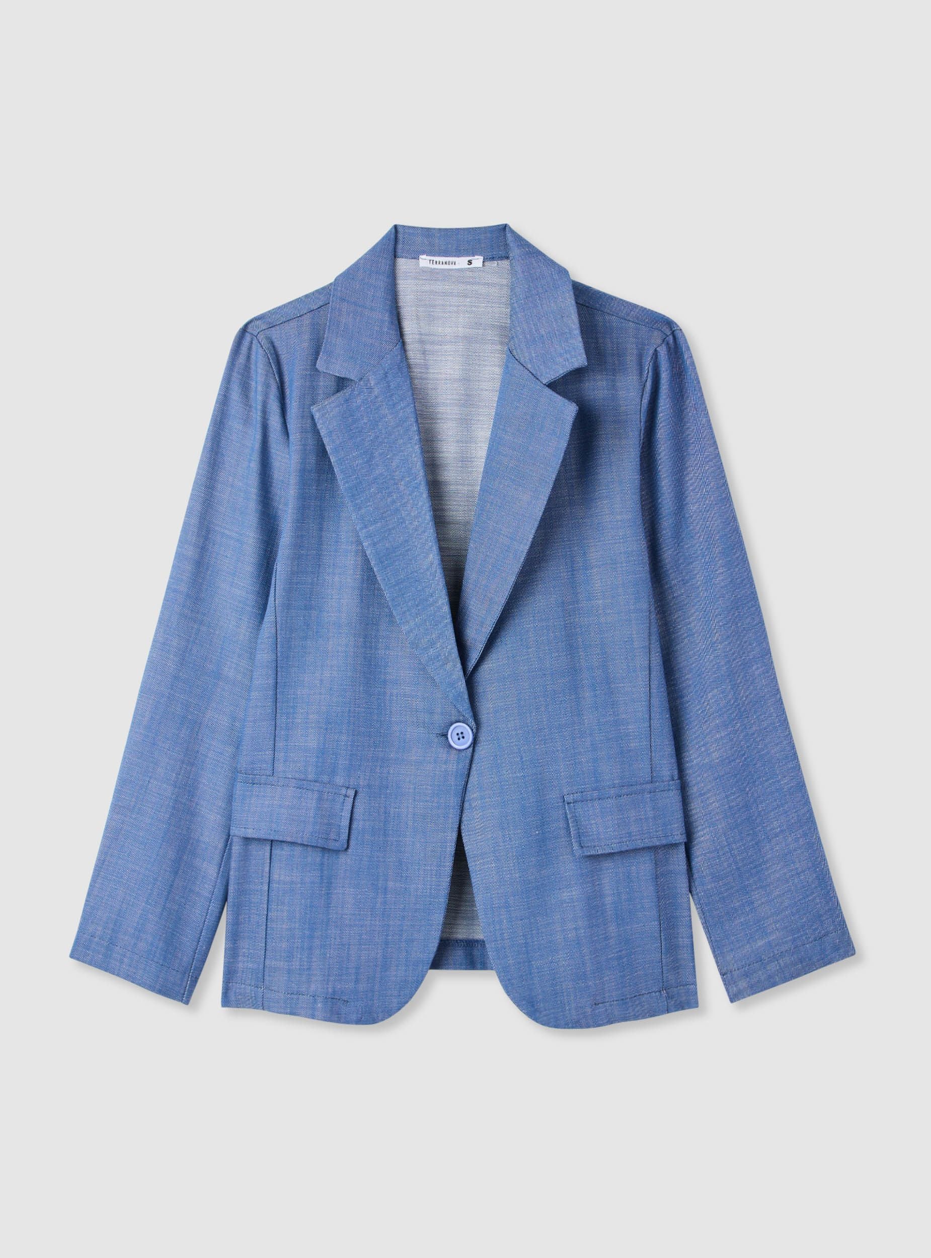 Giacca denim monopetto - Image 5