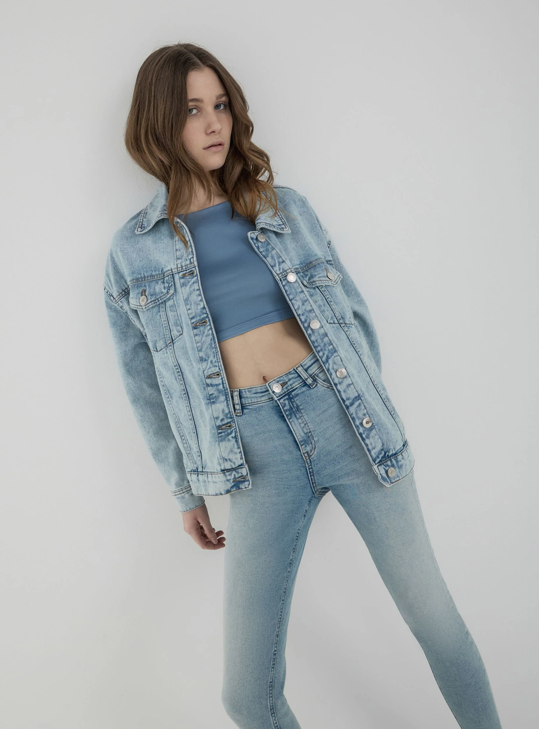 Giacca over in denim - Image 3