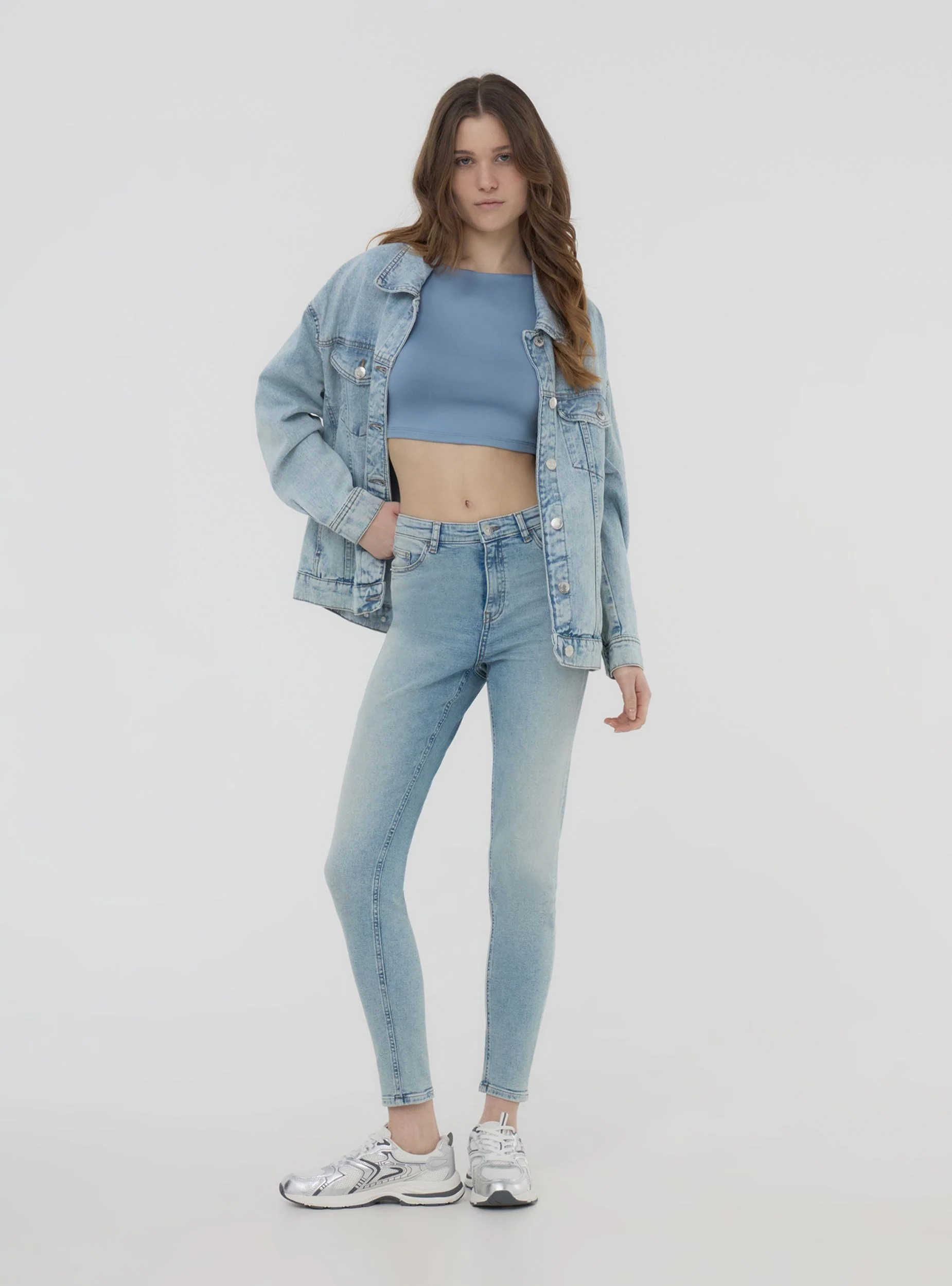 Giacca over in denim - Image 4