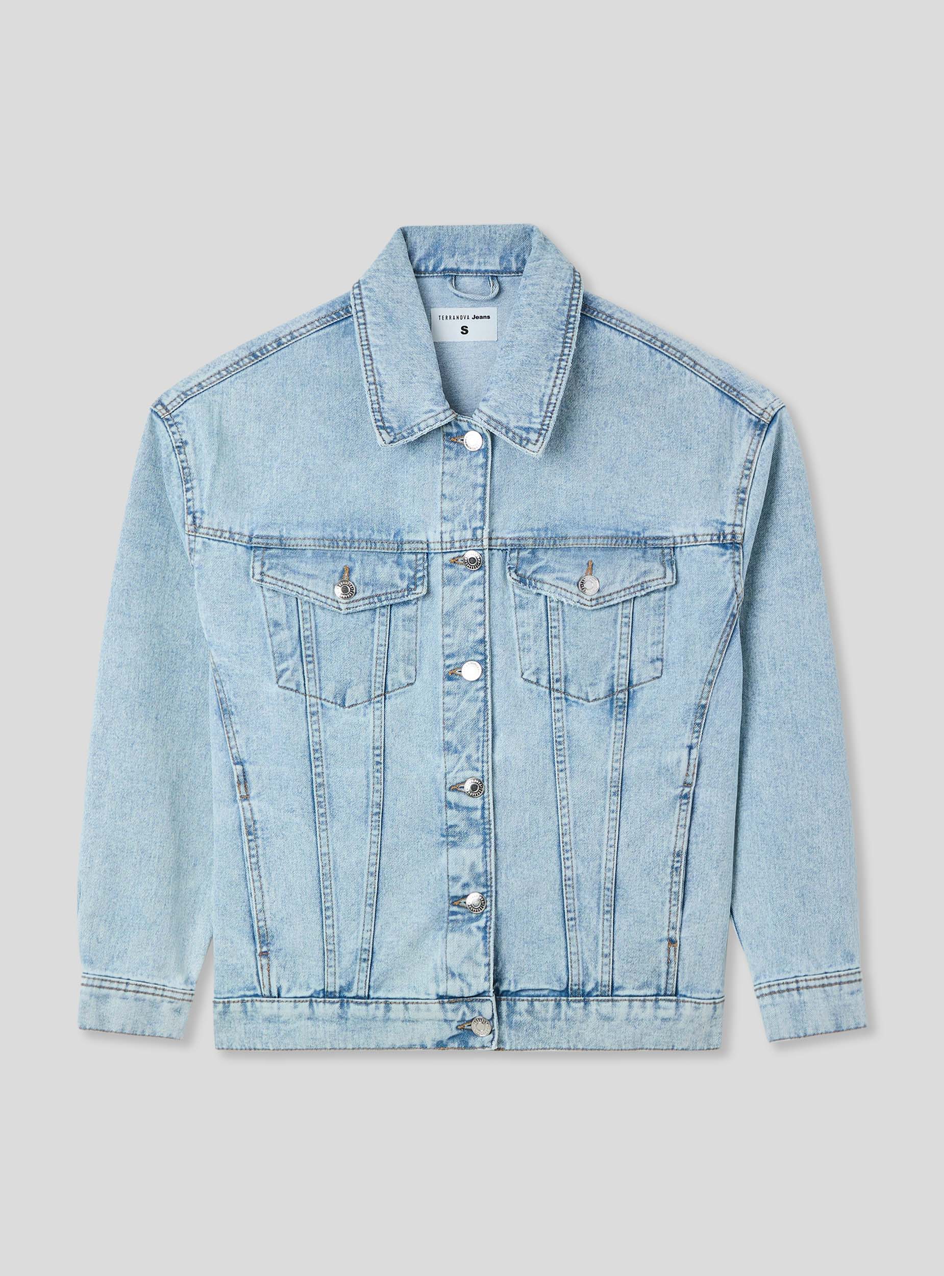 Giacca over in denim - Image 5
