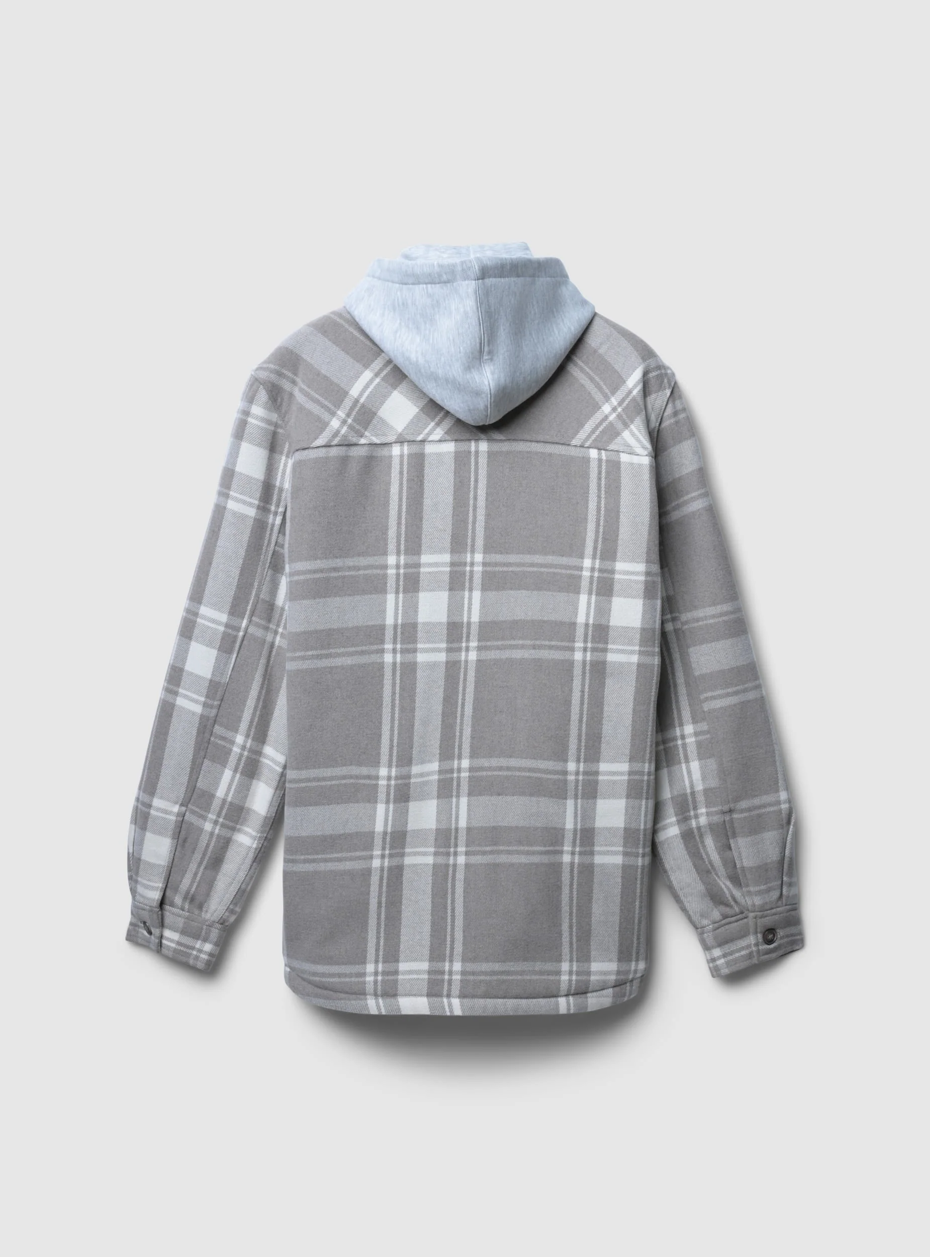 Giacca shacket imbottita con cappuccio - Image 5