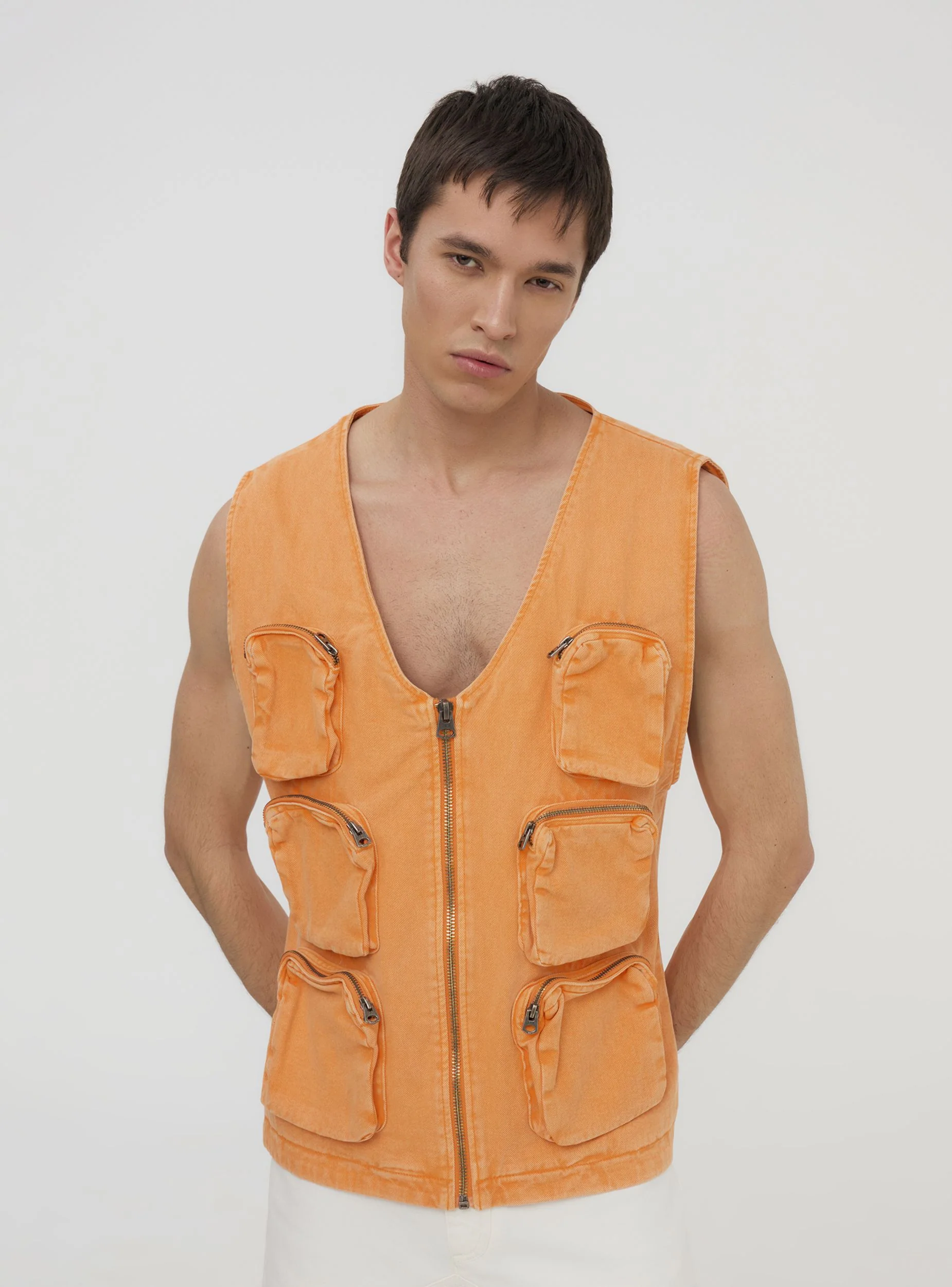 Gilet con tasche applicate TRNPOPLAB - Image 4