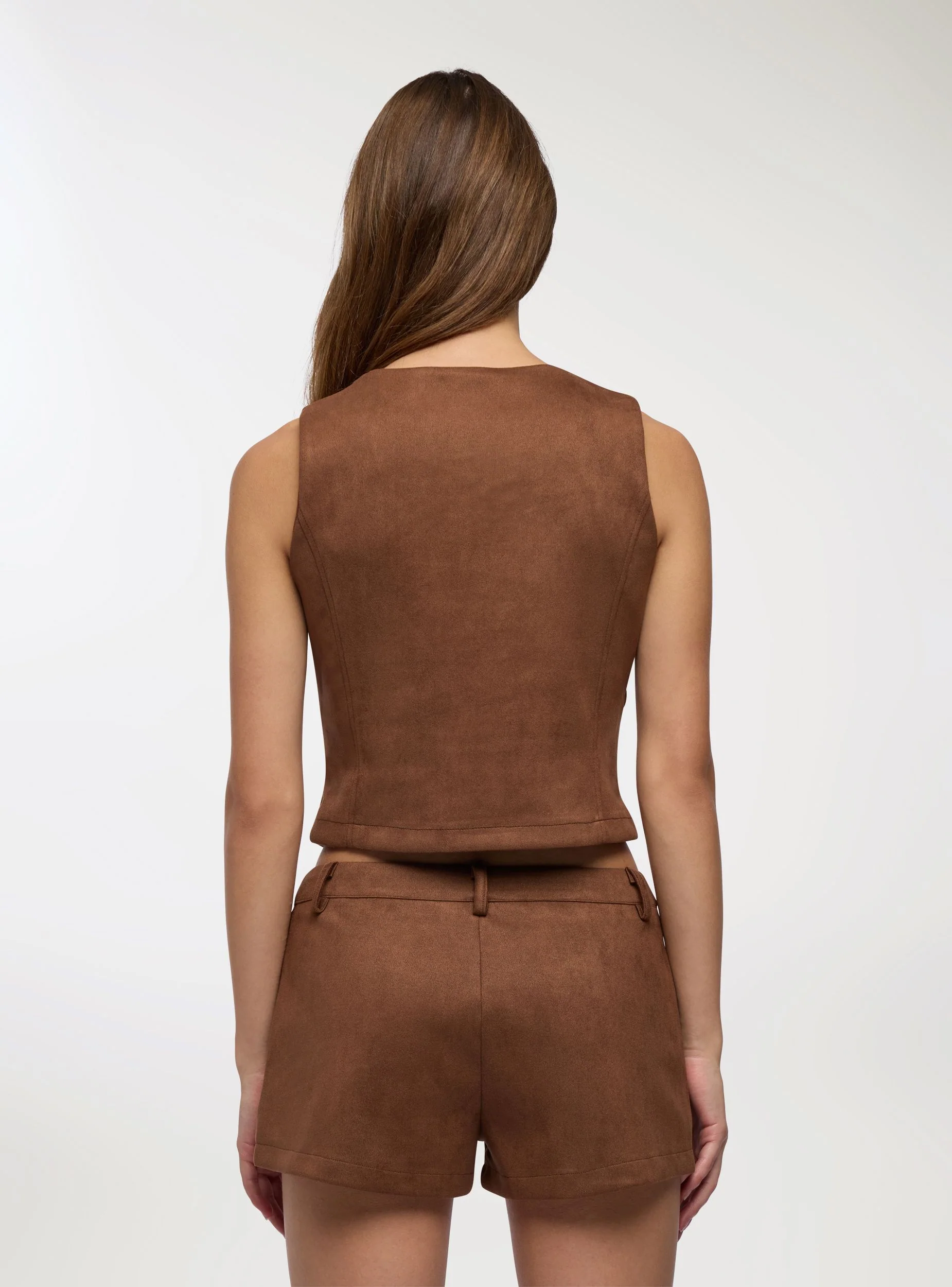 Gilet effetto scamosciato - Image 4