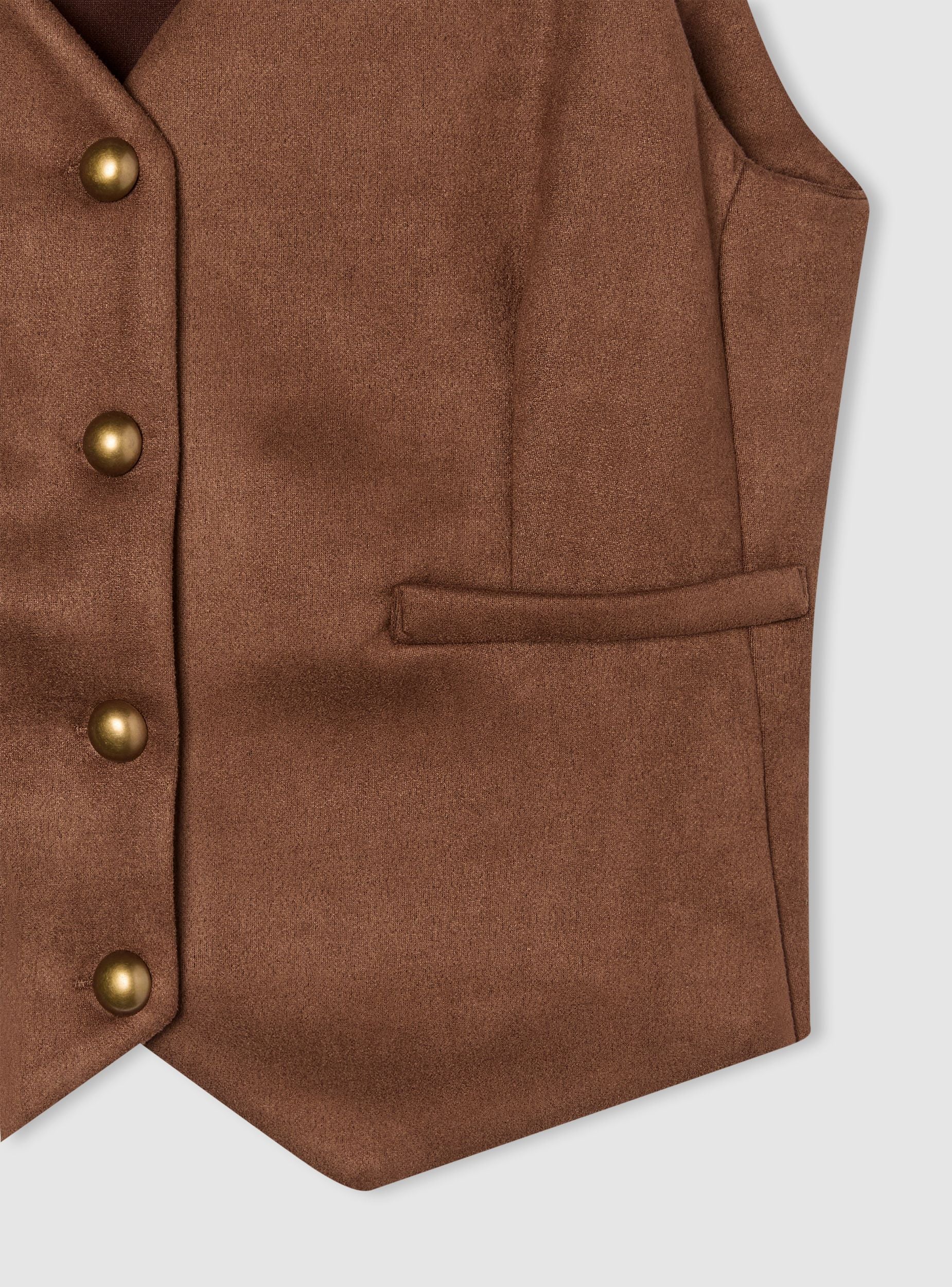 Gilet effetto scamosciato - Image 6