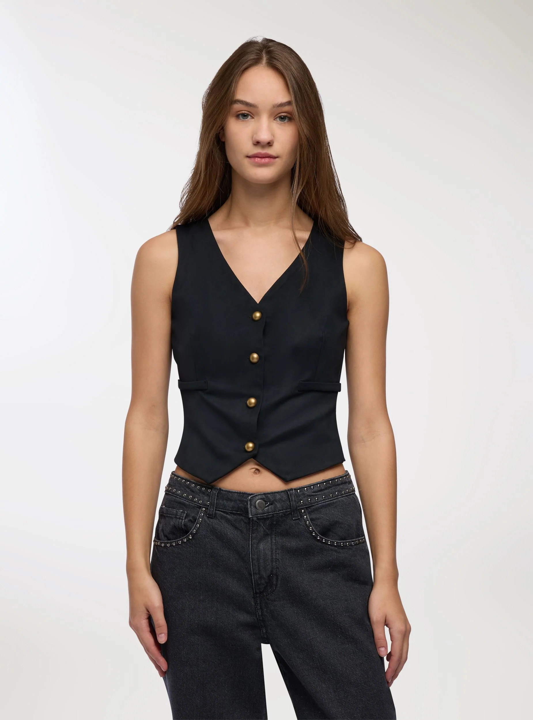 Gilet effetto scamosciato - Image 4