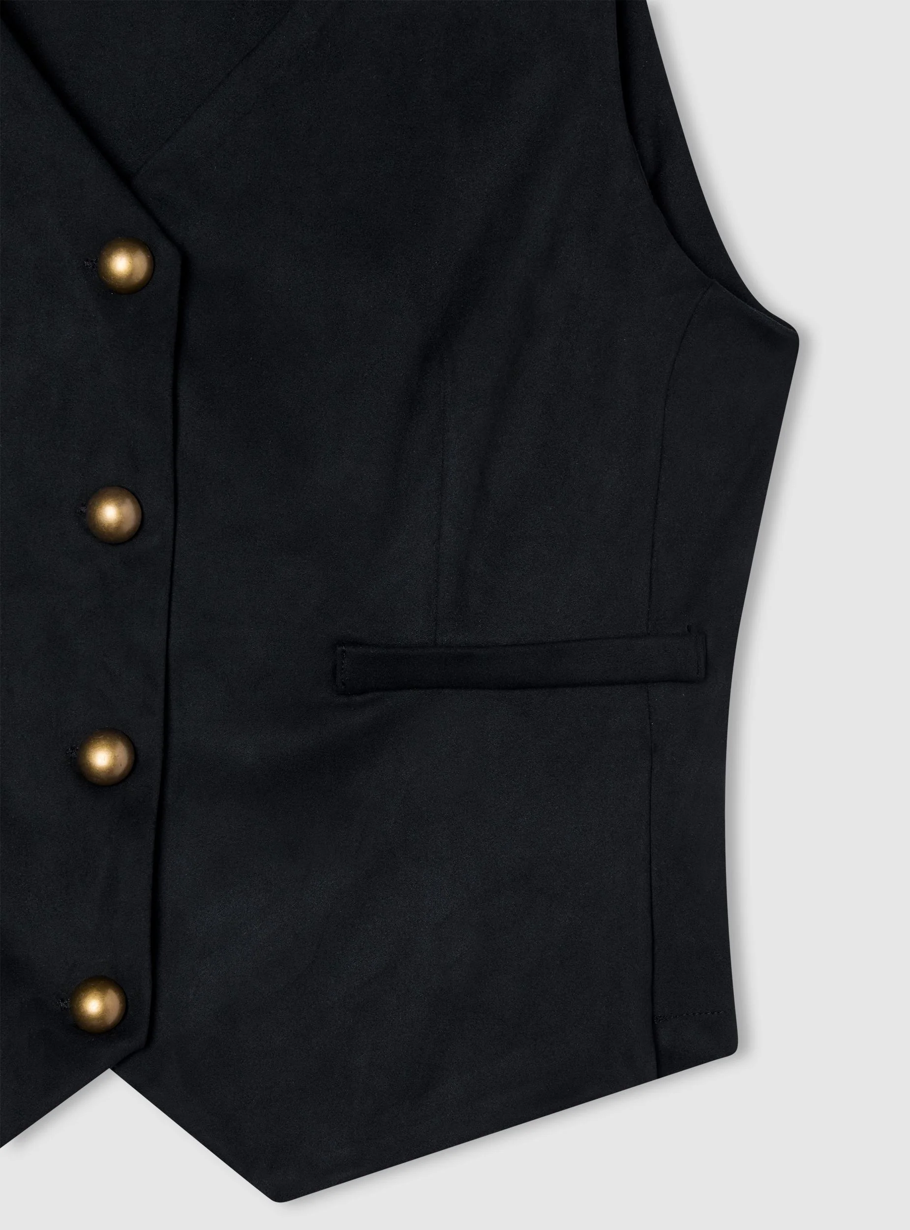 Gilet effetto scamosciato - Image 5