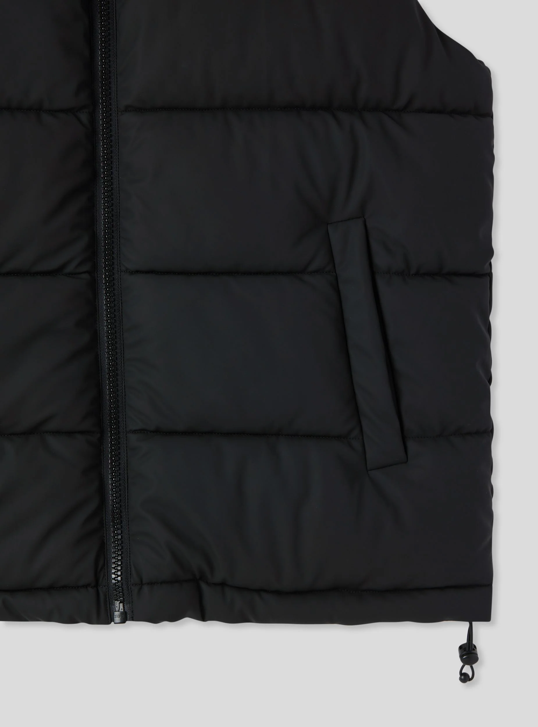 Gilet imbottito effetto gommato - Image 7
