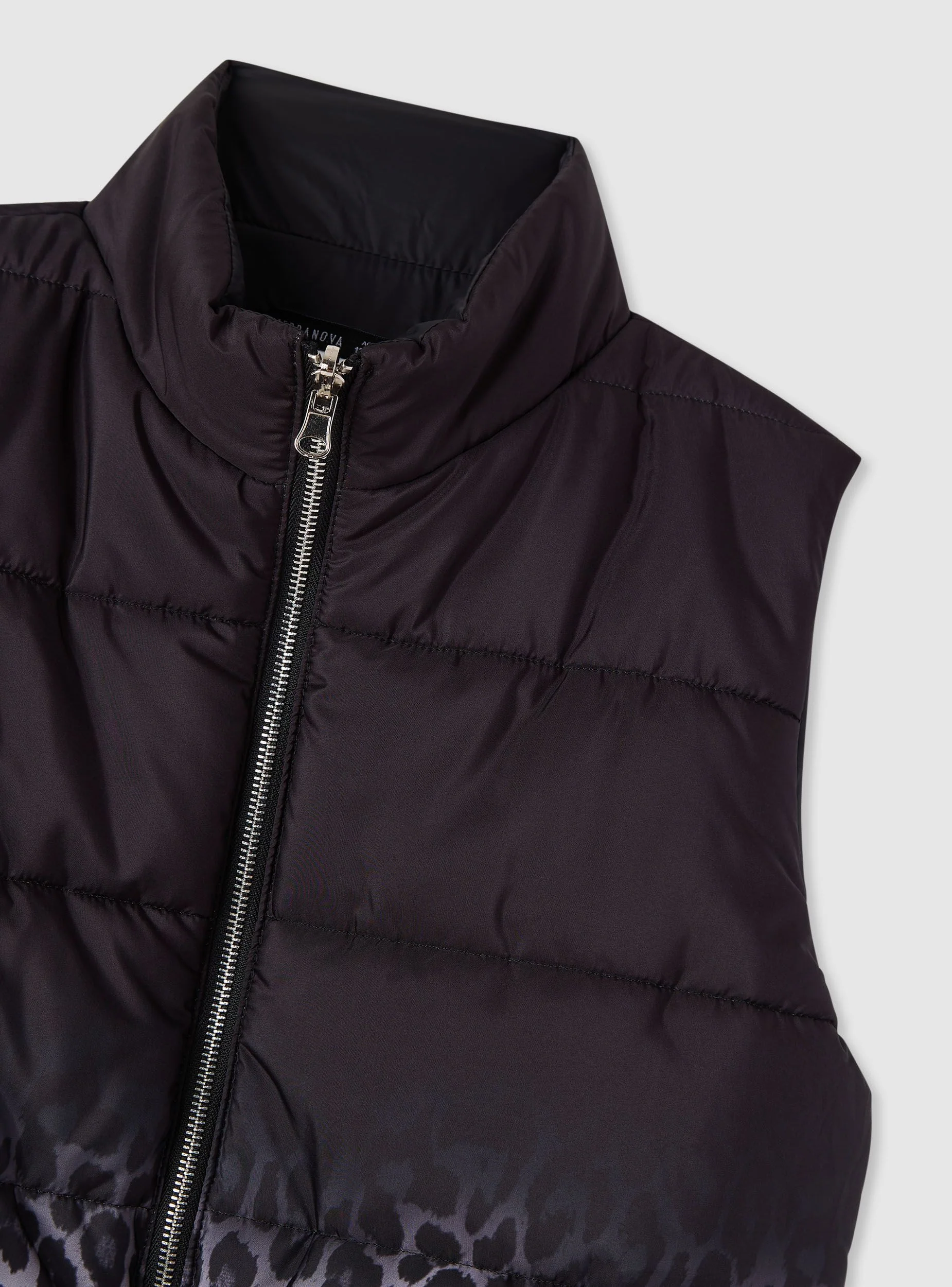 Gilet imbottito maculato sfumato - Image 4