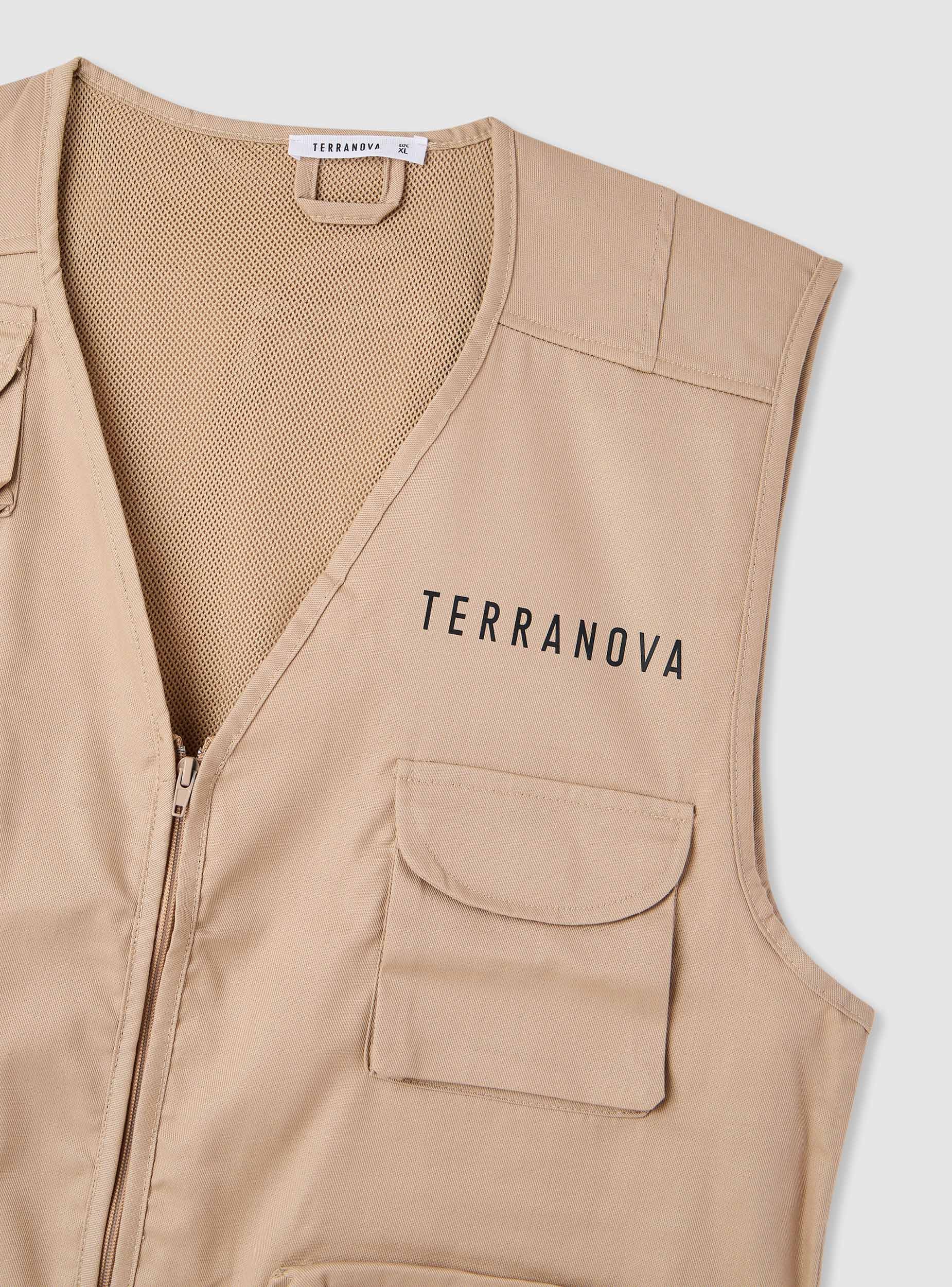 Gilet utility con tasche e zip - Image 6