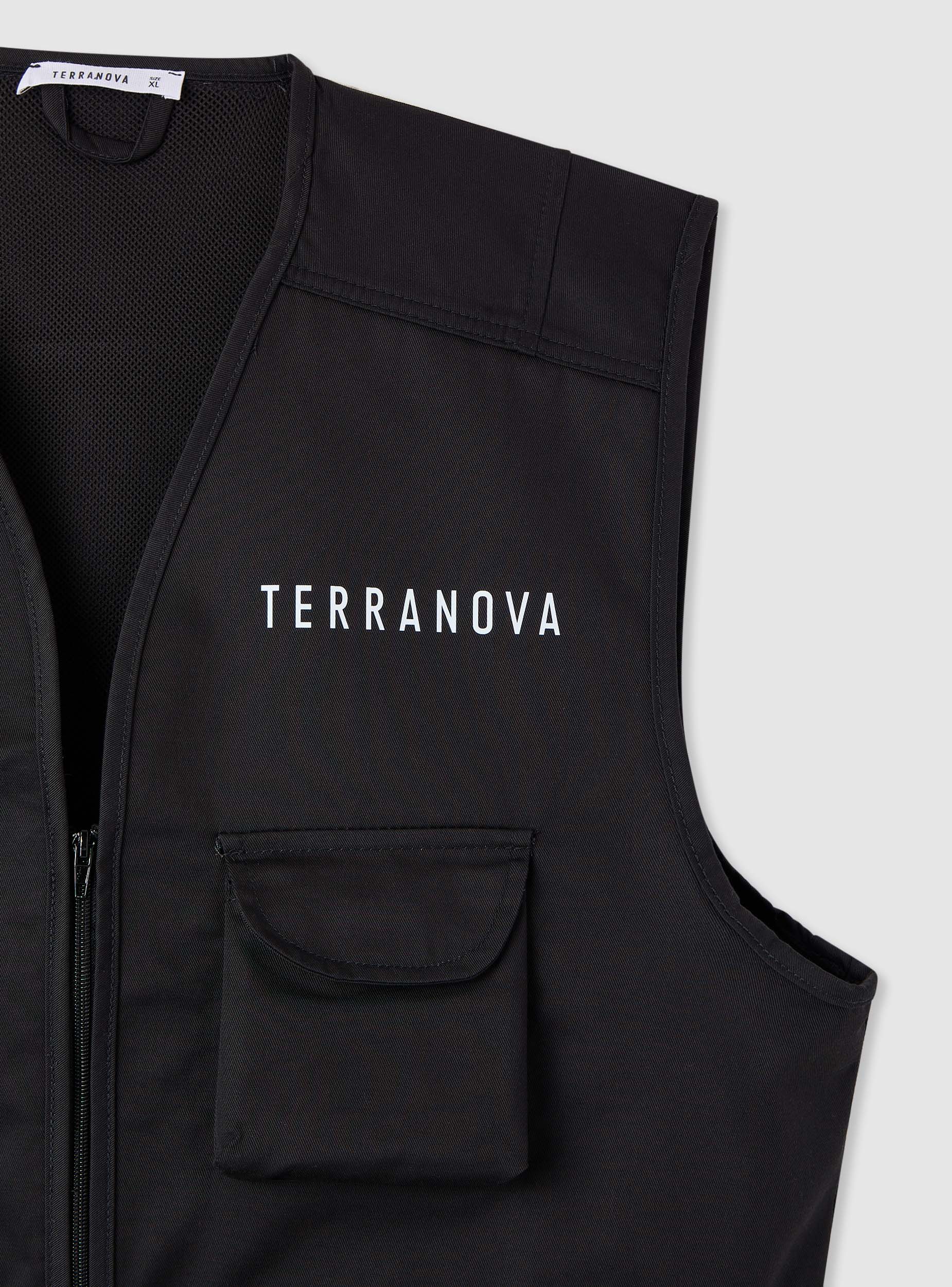 Gilet utility con tasche e zip - Image 2