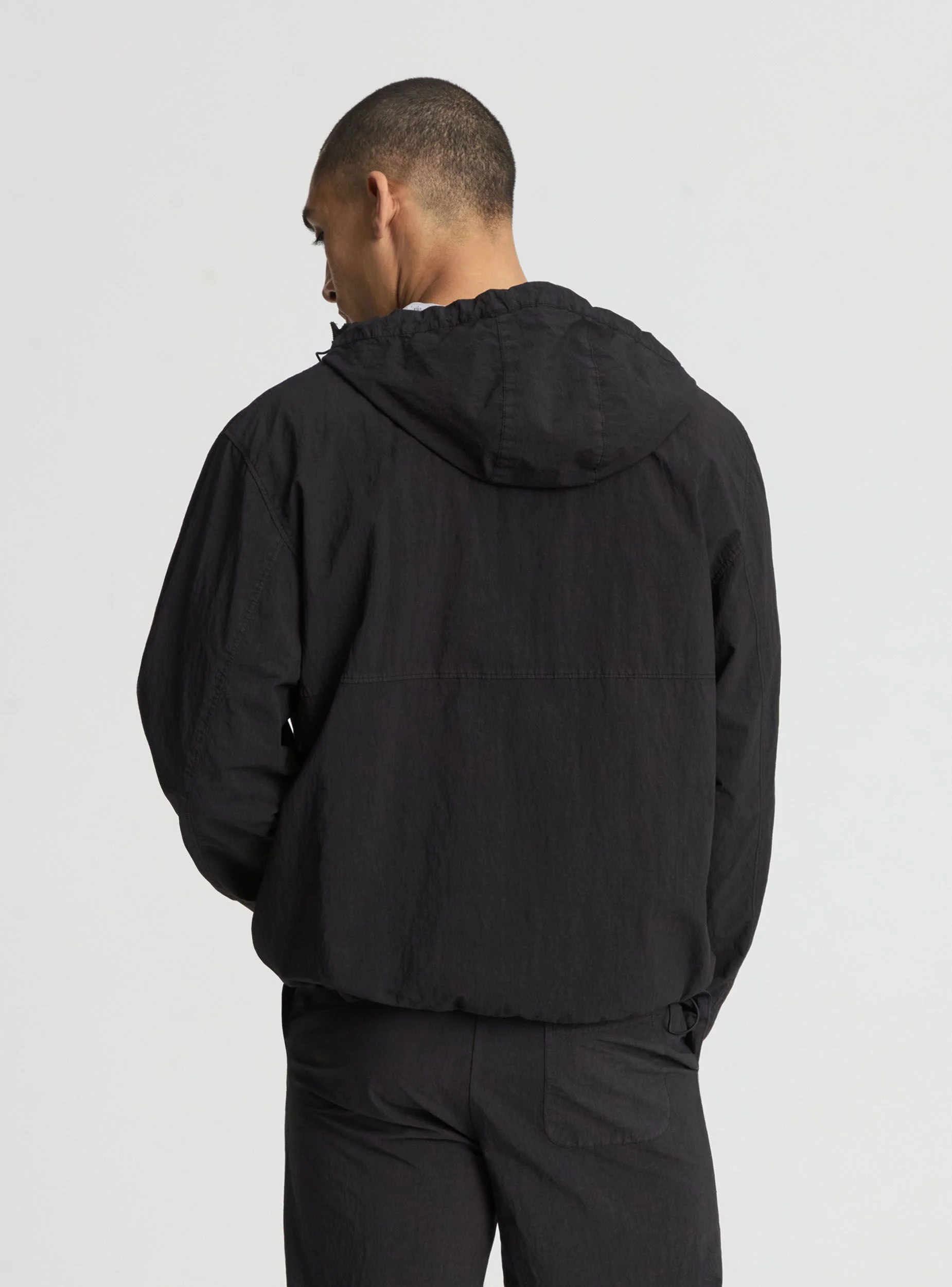 Giubbino con cappuccio e zip vestibilità boxy - Image 3