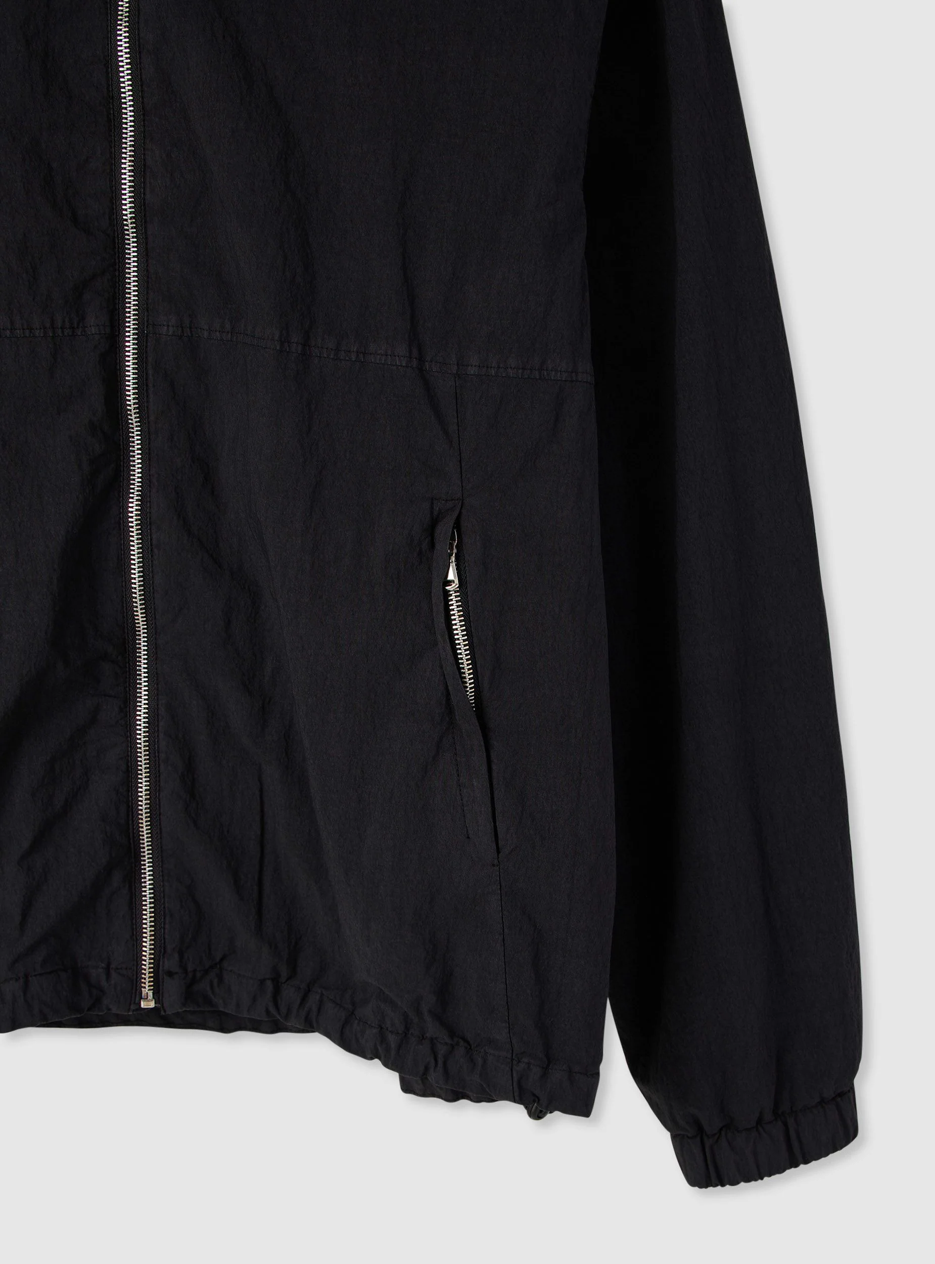 Giubbino con cappuccio e zip vestibilità boxy - Image 5