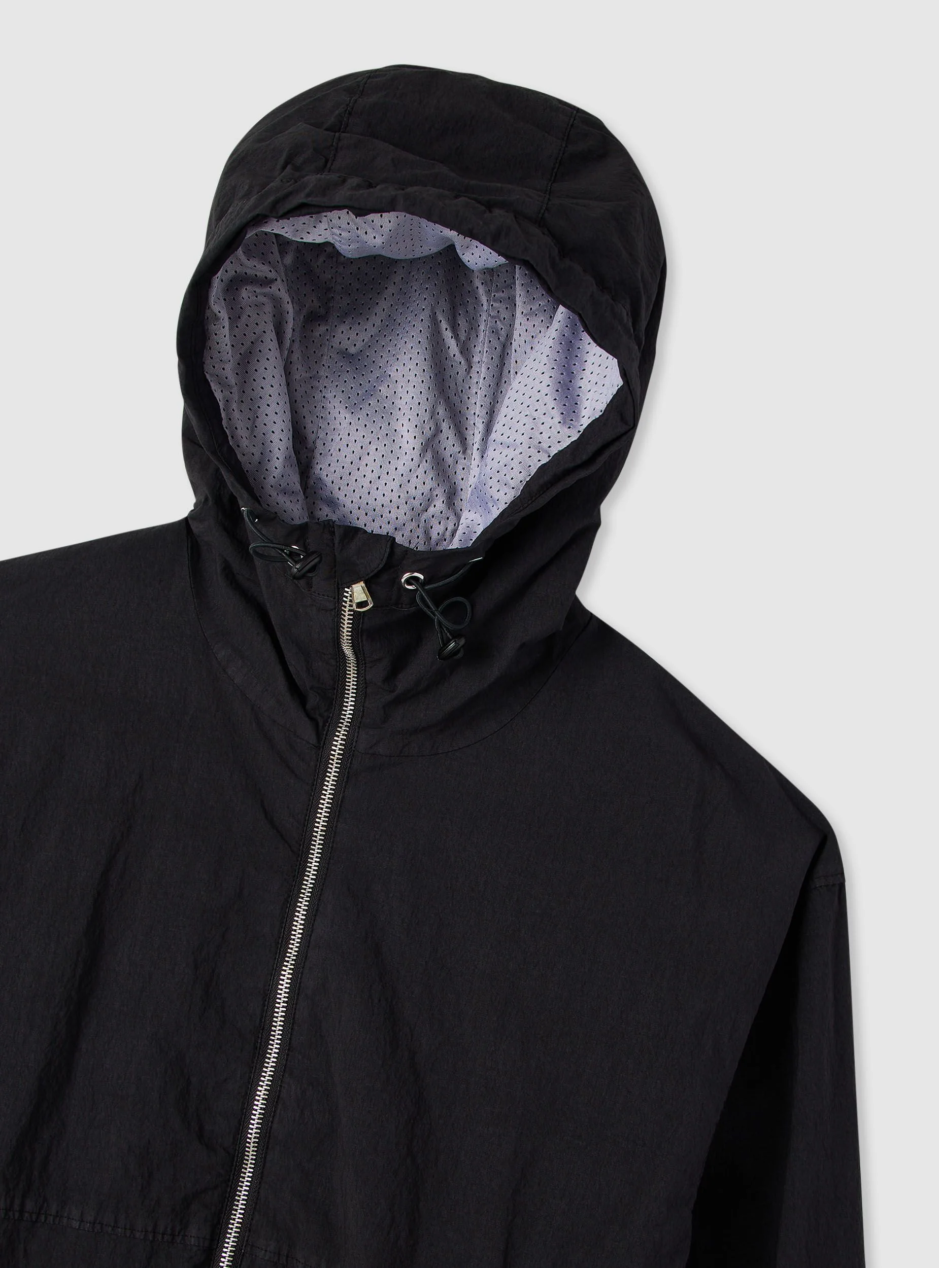 Giubbino con cappuccio e zip vestibilità boxy - Image 7