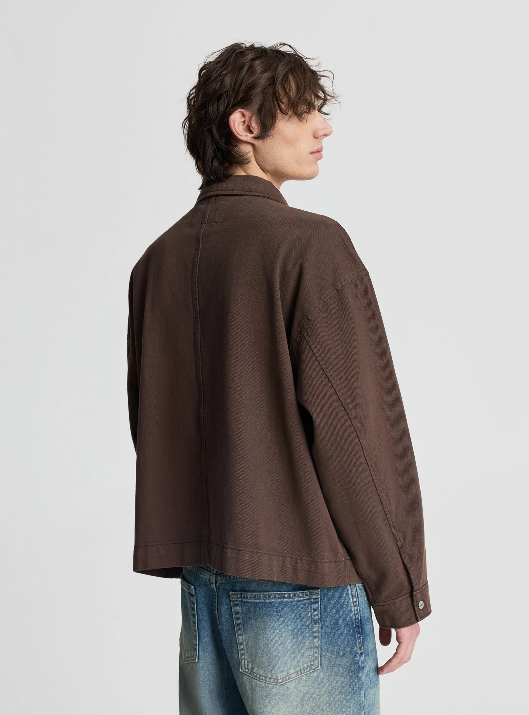 Giubbotto boxy con zip e tasconi - Image 4