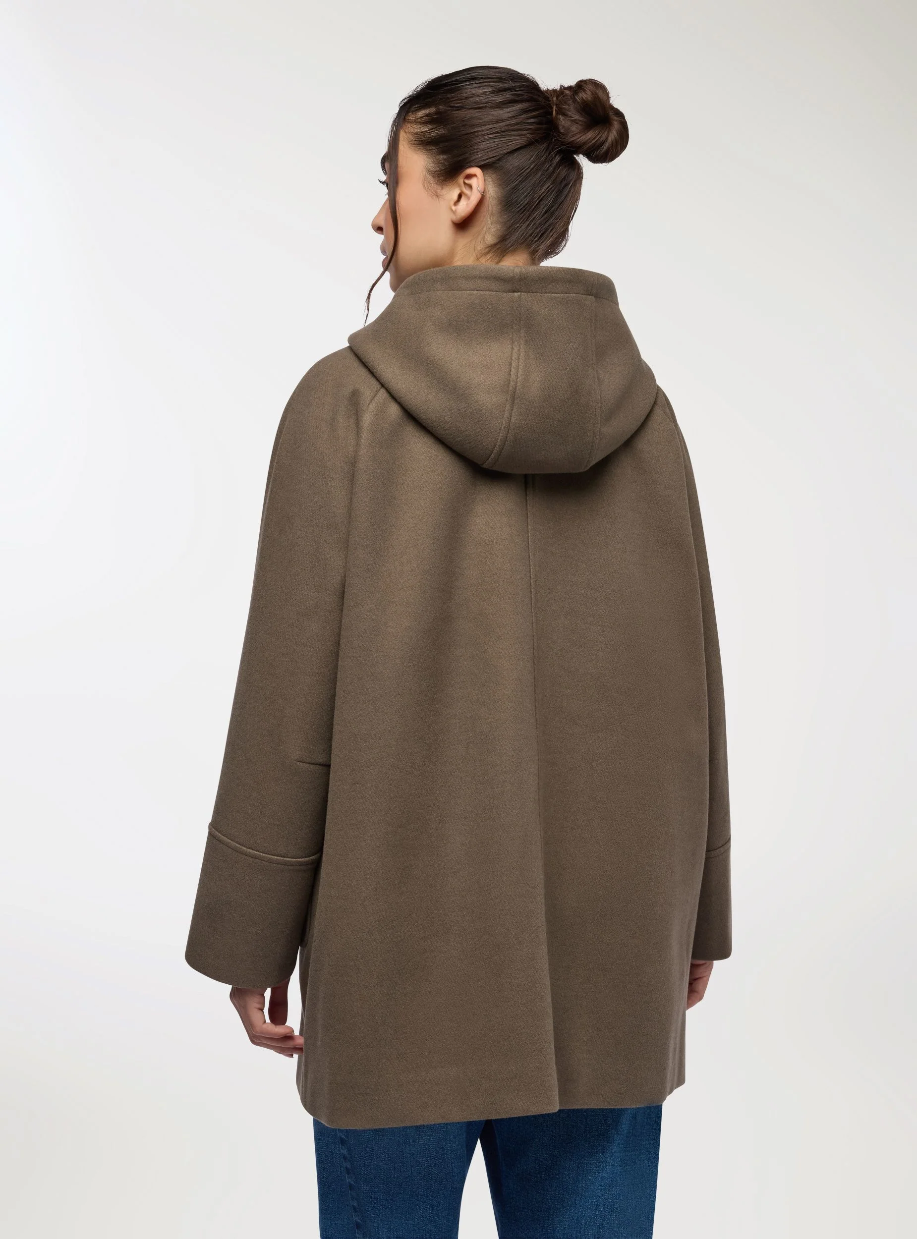 Giubbotto effetto velour con cappuccio - Image 3