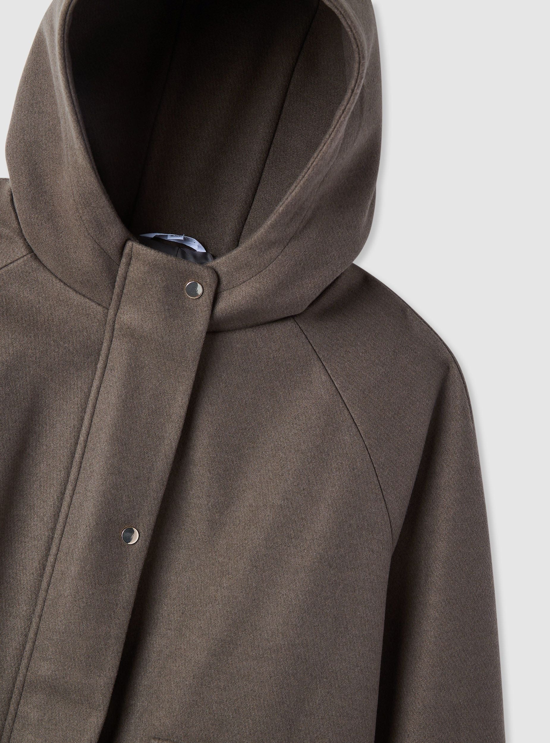 Giubbotto effetto velour con cappuccio - Image 6