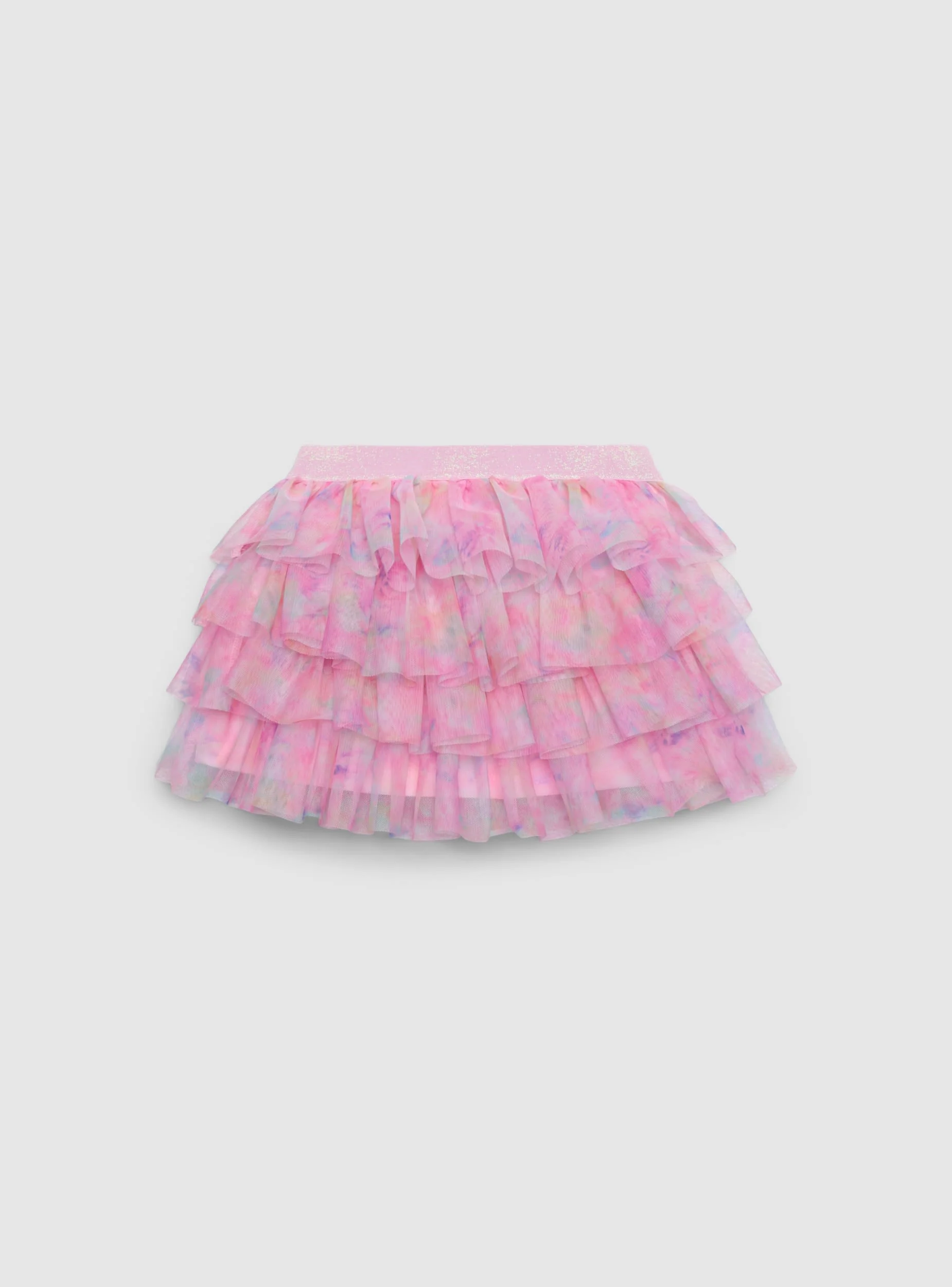 Gonna a balze in tulle fantasia sfumata - Image 6