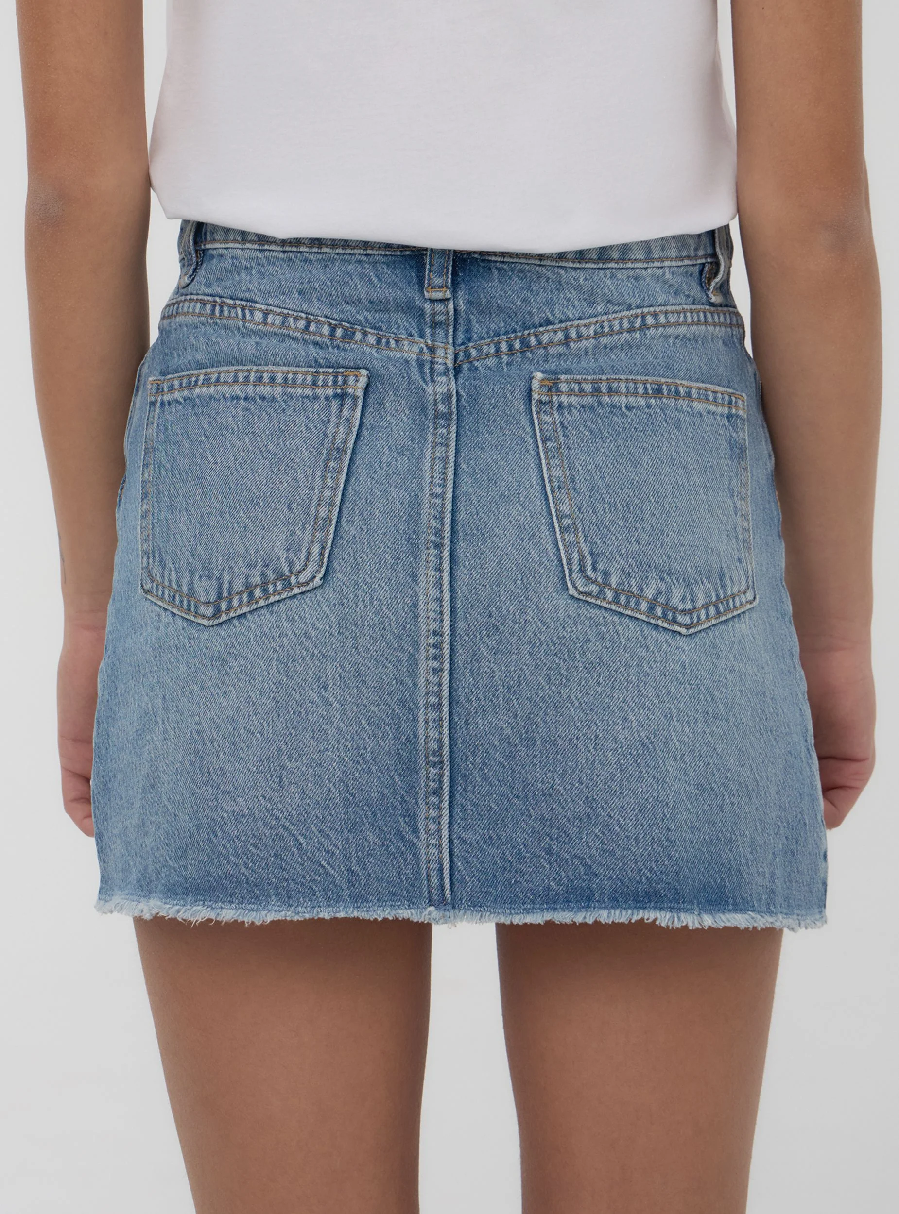 Gonna in jeans con strappi - Image 3