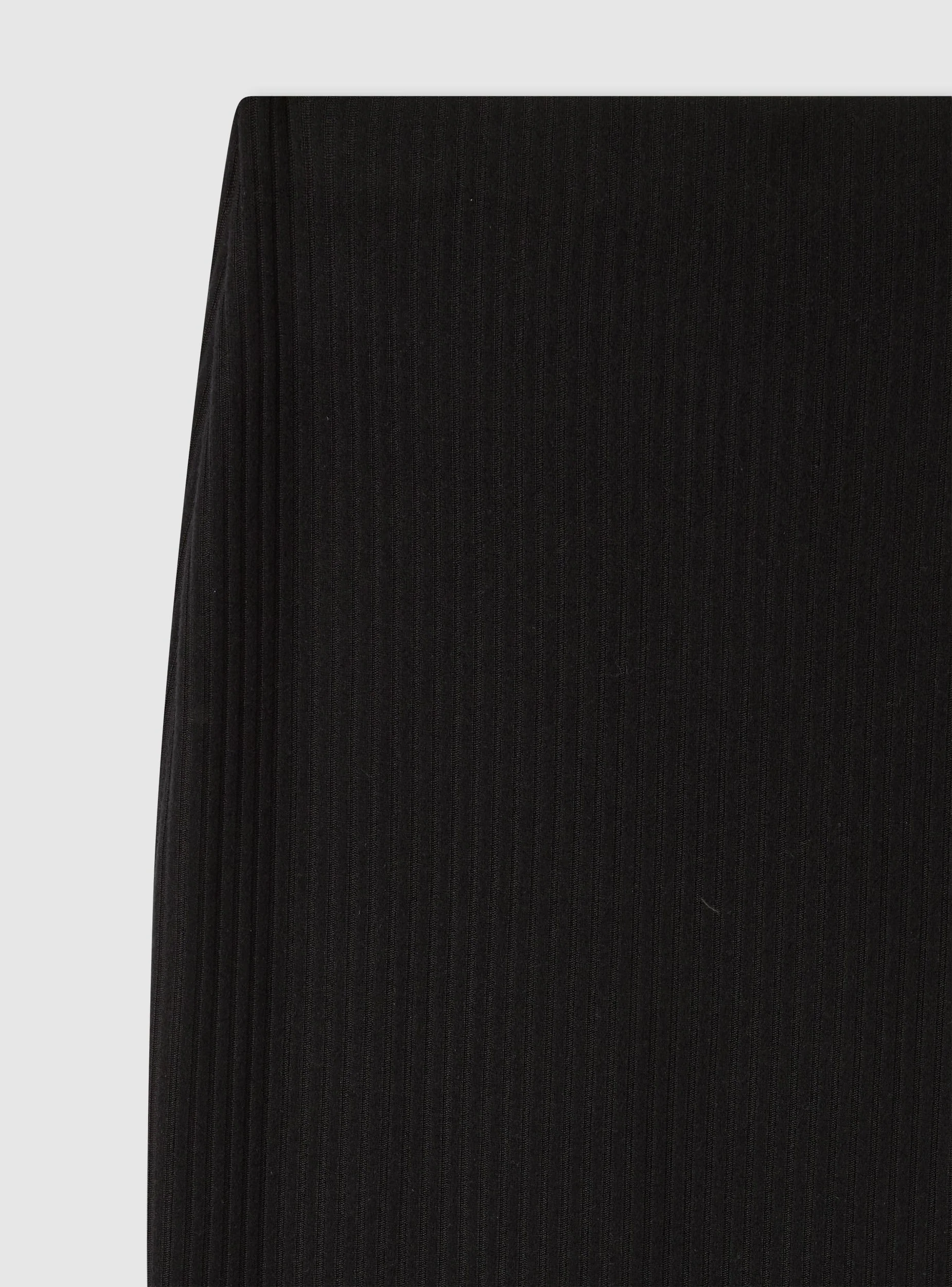 Gonna lunga in maglia con spacco tessuto caldo - Image 5