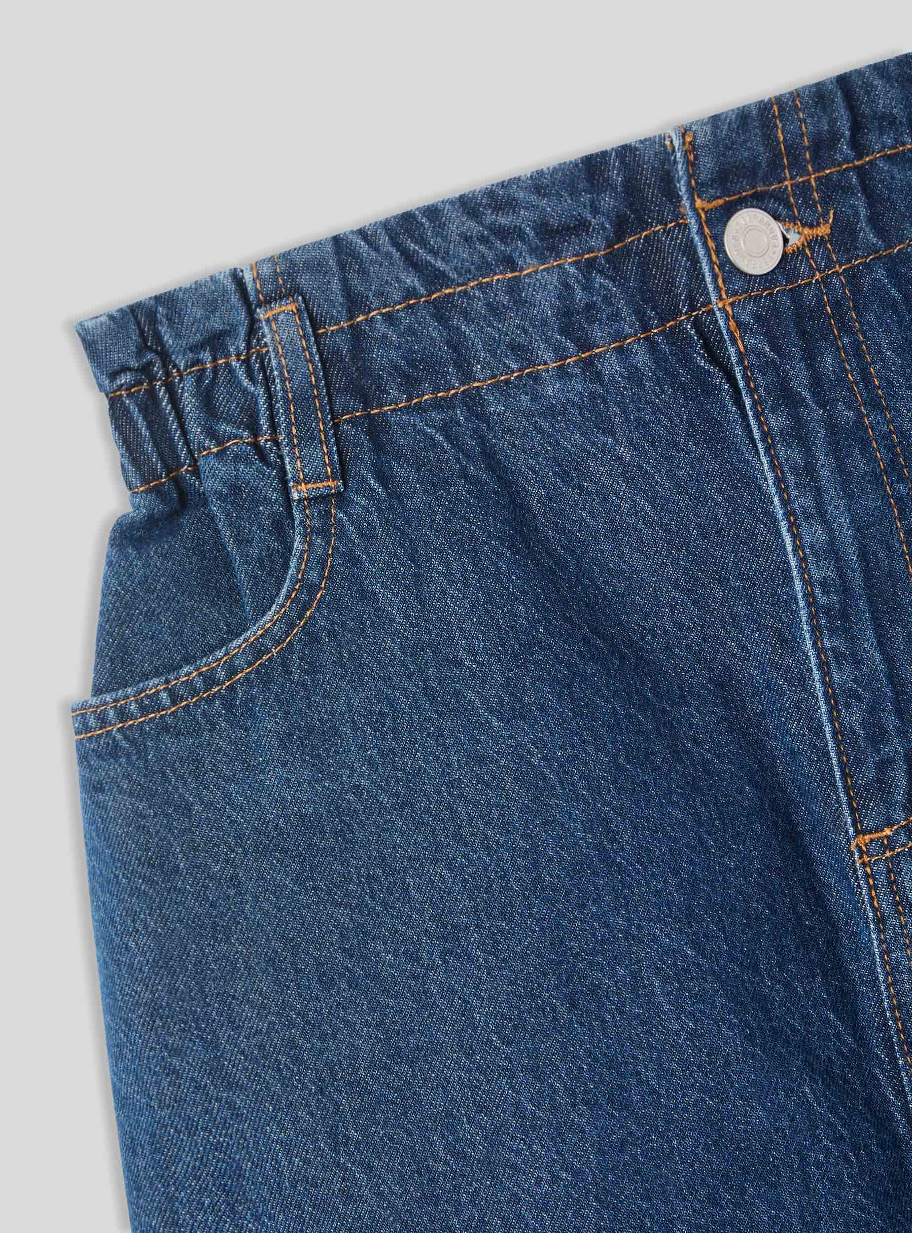 Gonna scura in jeans paperbag - Image 6