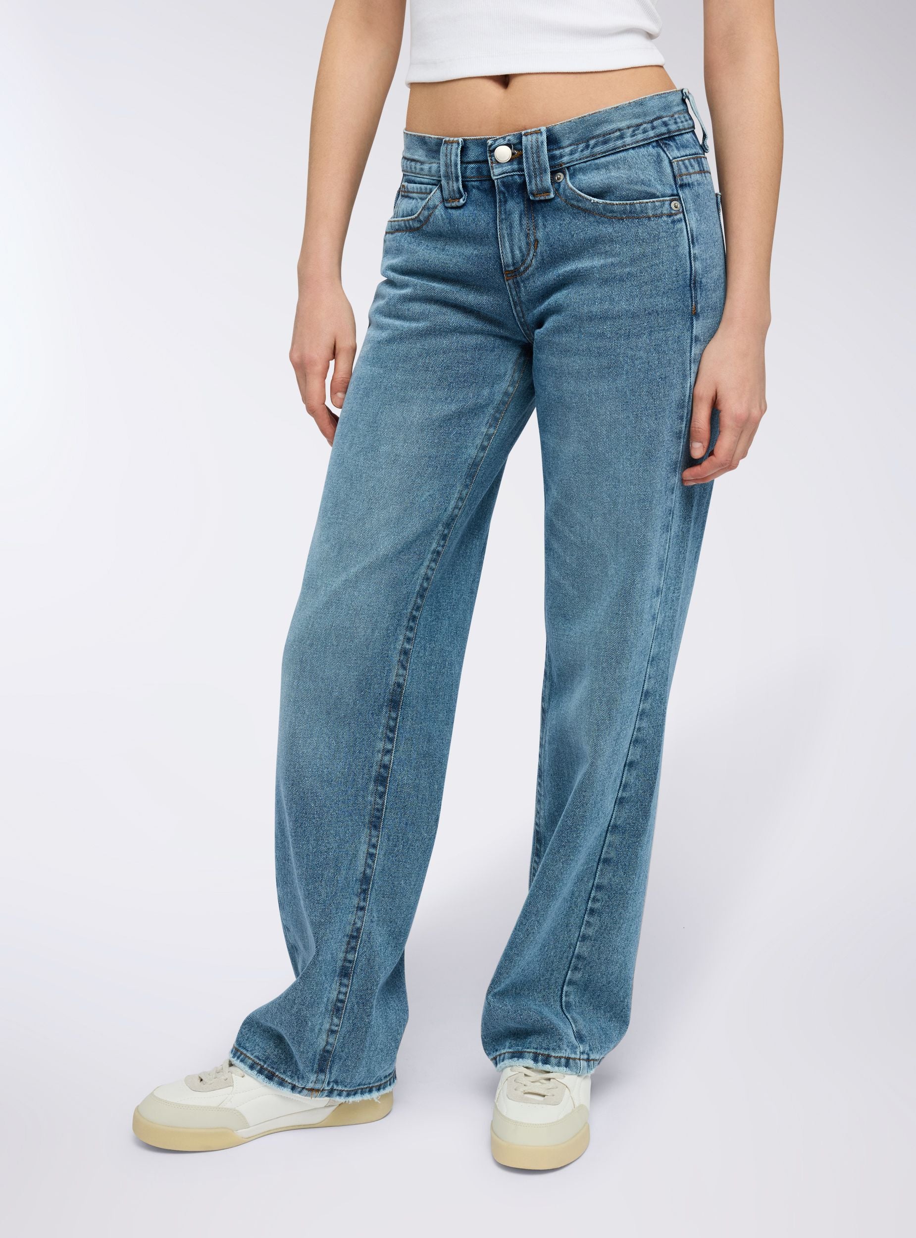 Jeans a vita bassa wide leg - Image 2