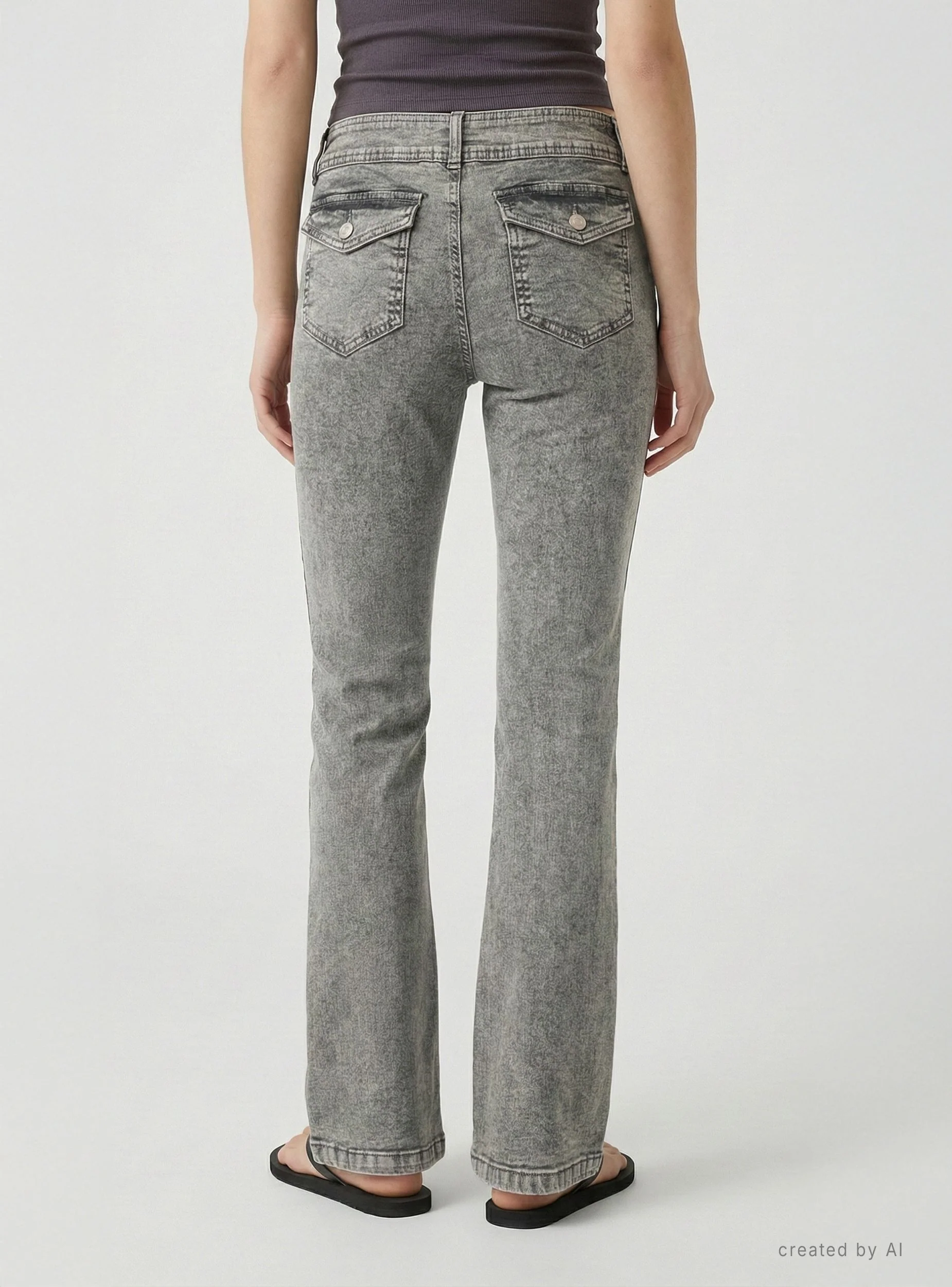 Jeans a zampa a vita bassa - Image 4