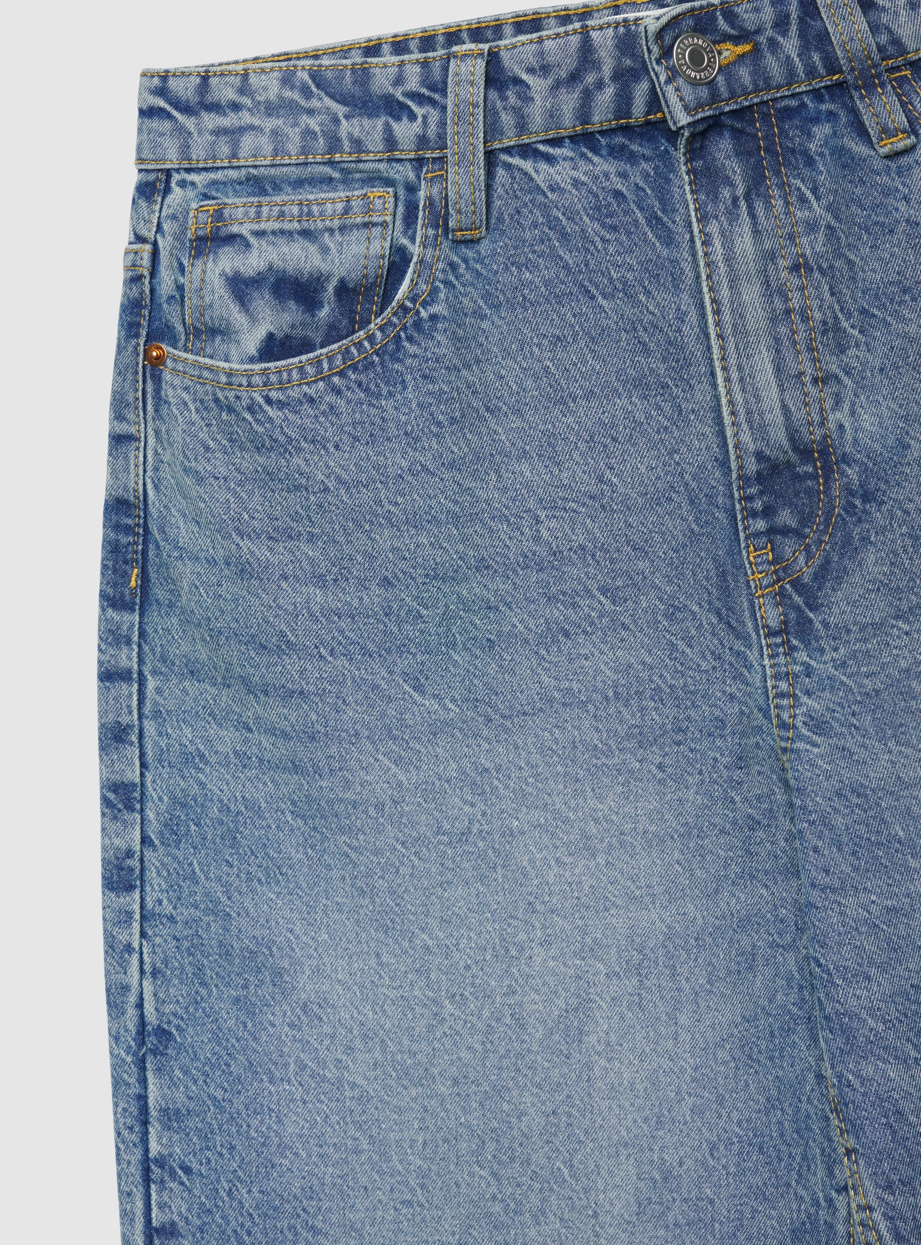 Jeans balloon a tinta unita - Image 6