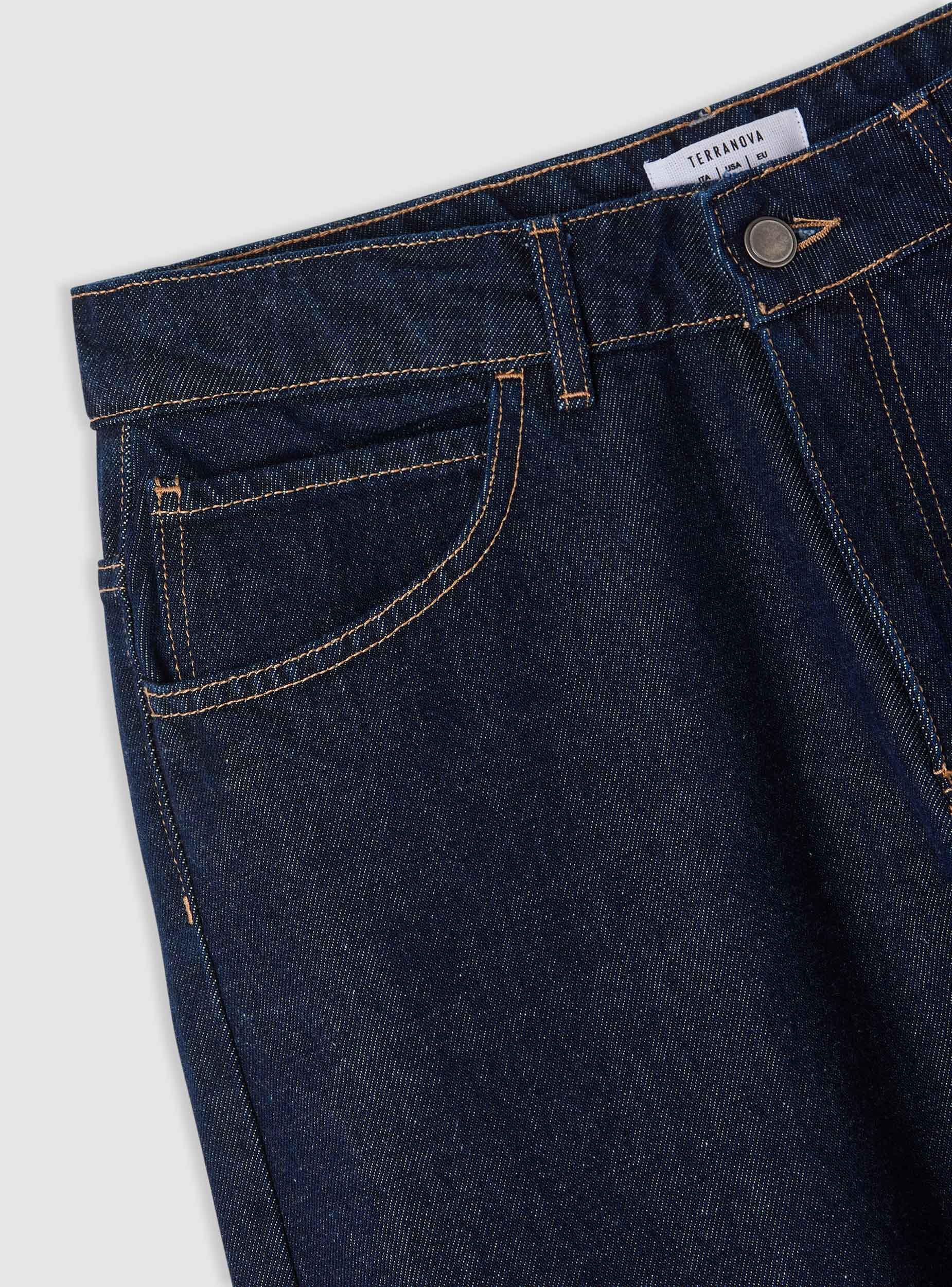 Jeans balloon a tinta unita - Image 6