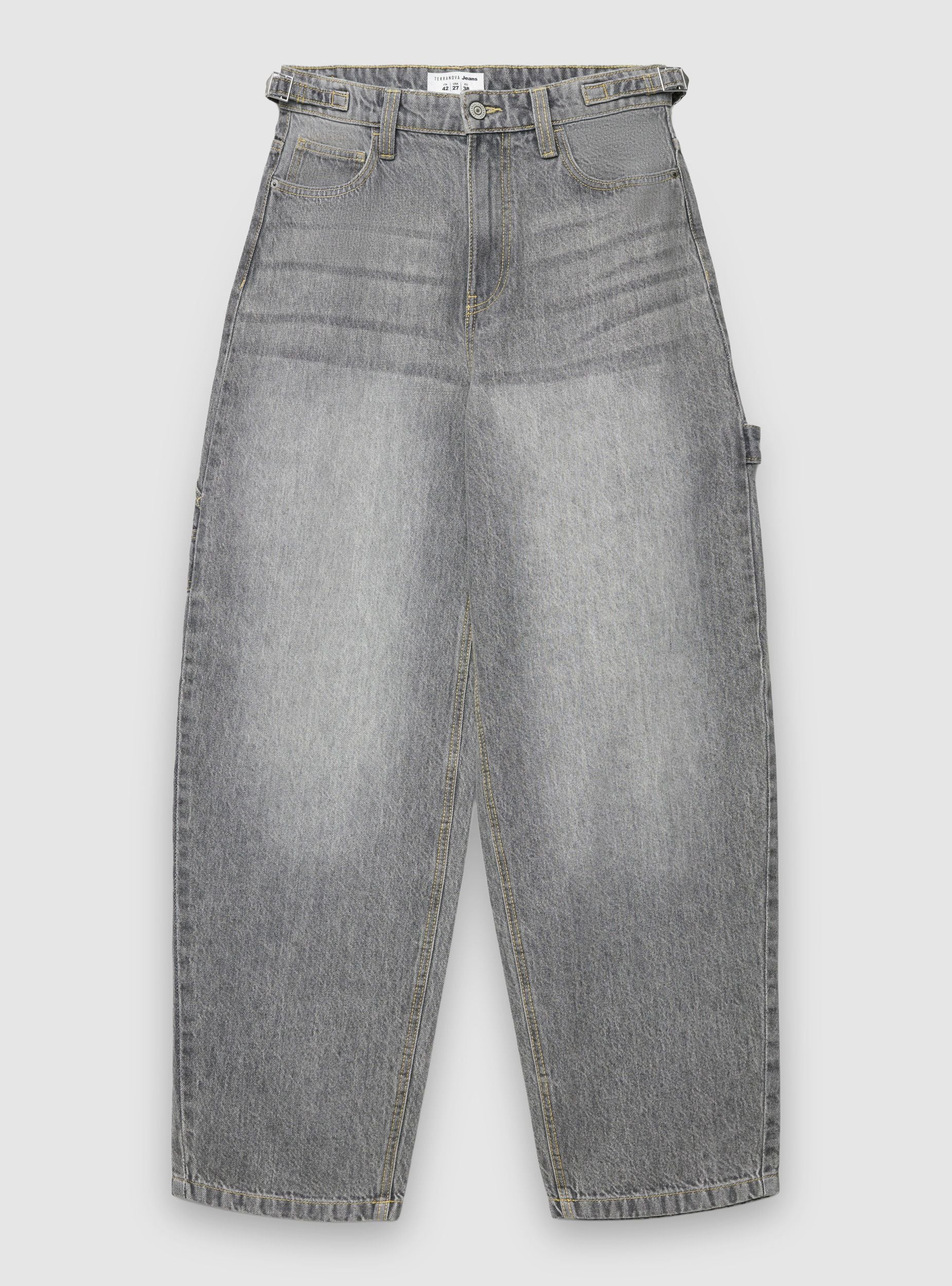Jeans balloon con dettagli carpenter - Image 5