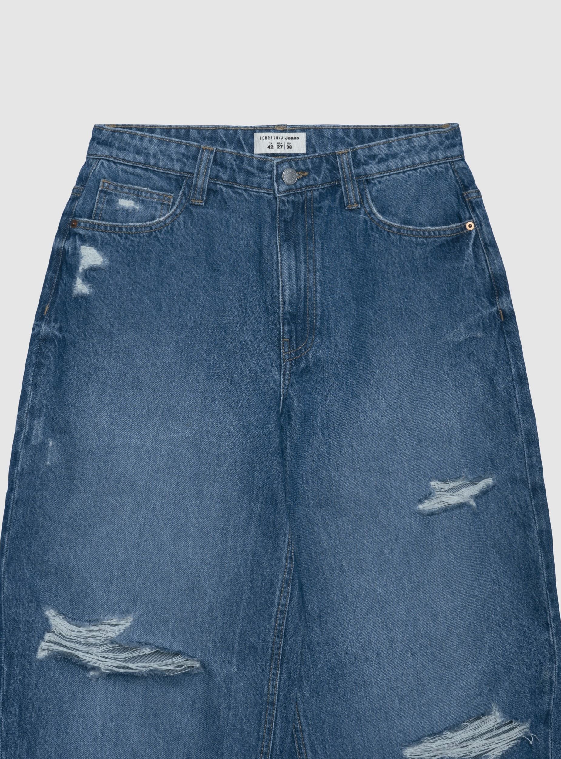 Jeans balloon con strappi - Image 6