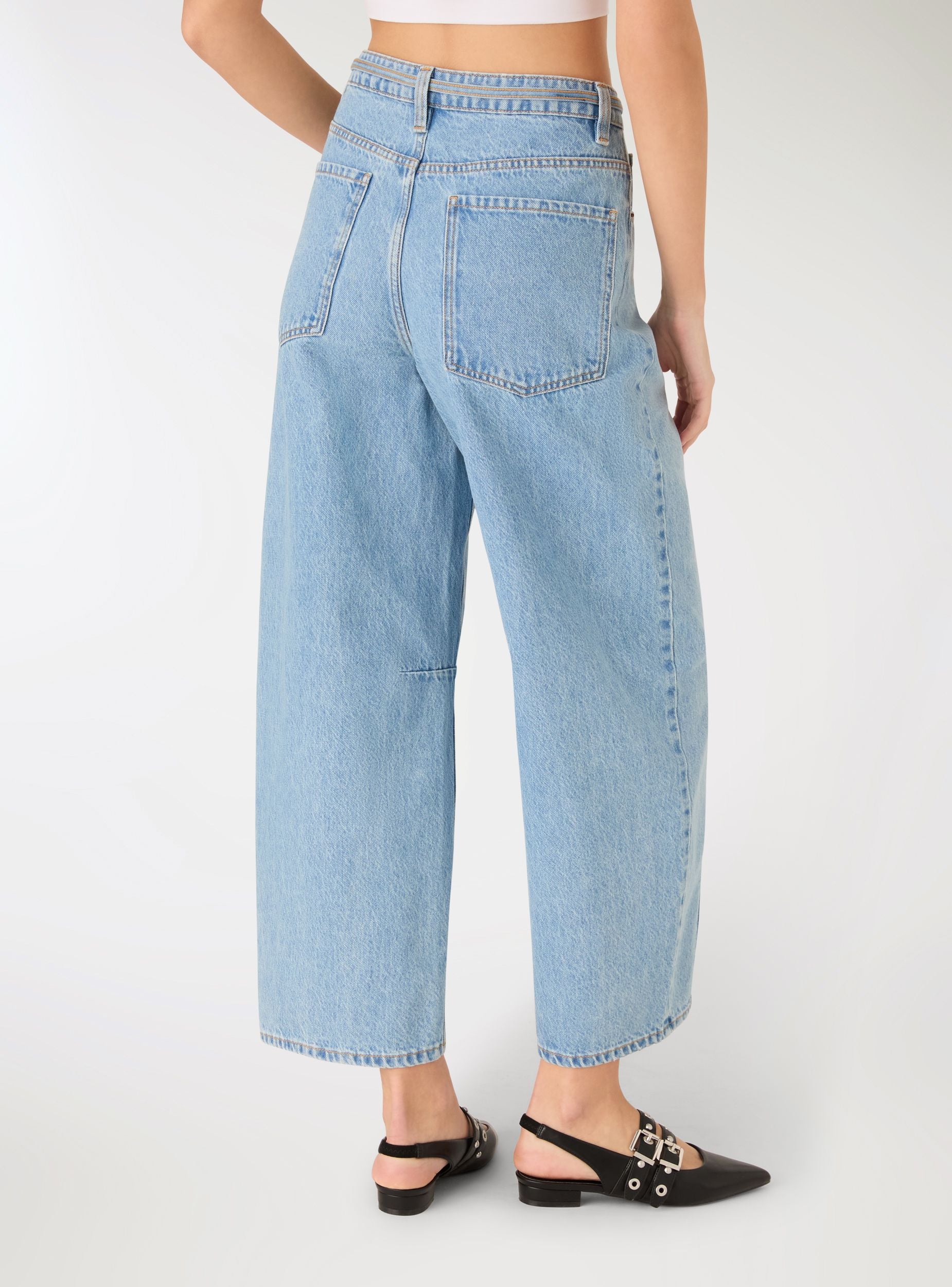 Jeans barrel con coulisse - Image 3