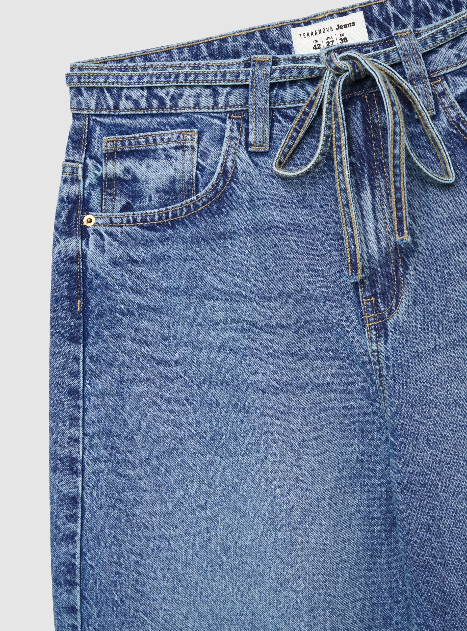 Jeans barrel con coulisse - Image 6