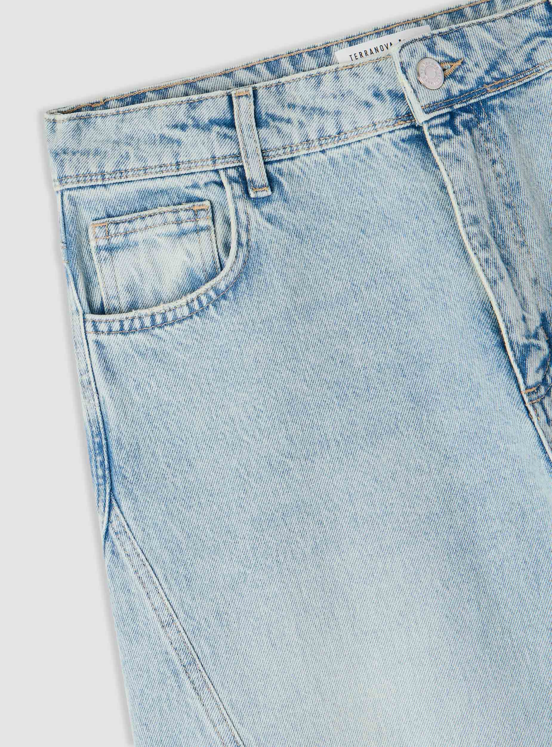 Jeans barrel con tagli laterali - Image 7