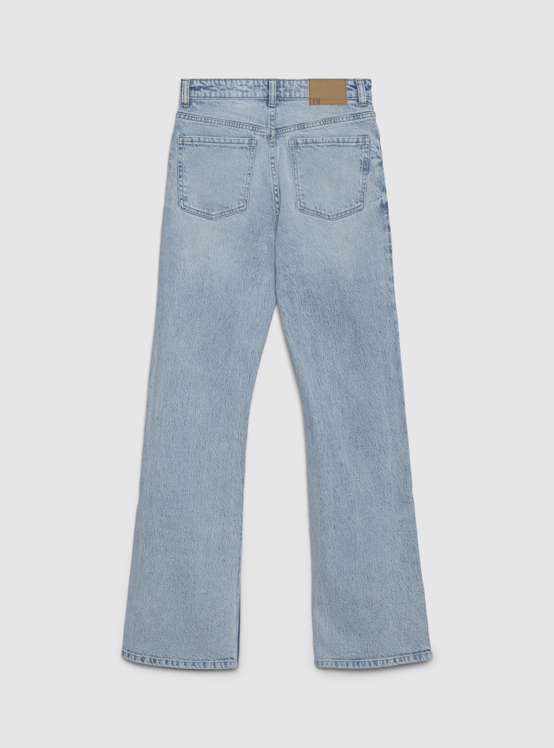 Jeans bootcut a tinta unita - Image 5