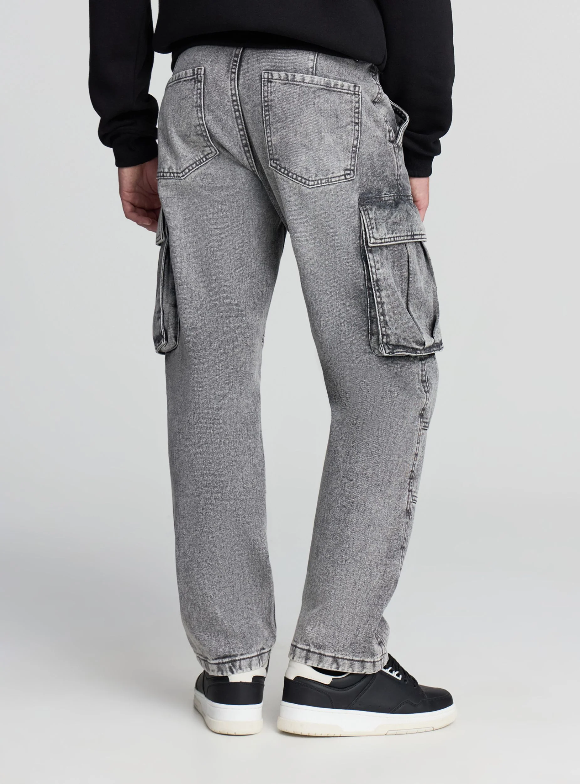 Jeans cargo fit over - Image 2